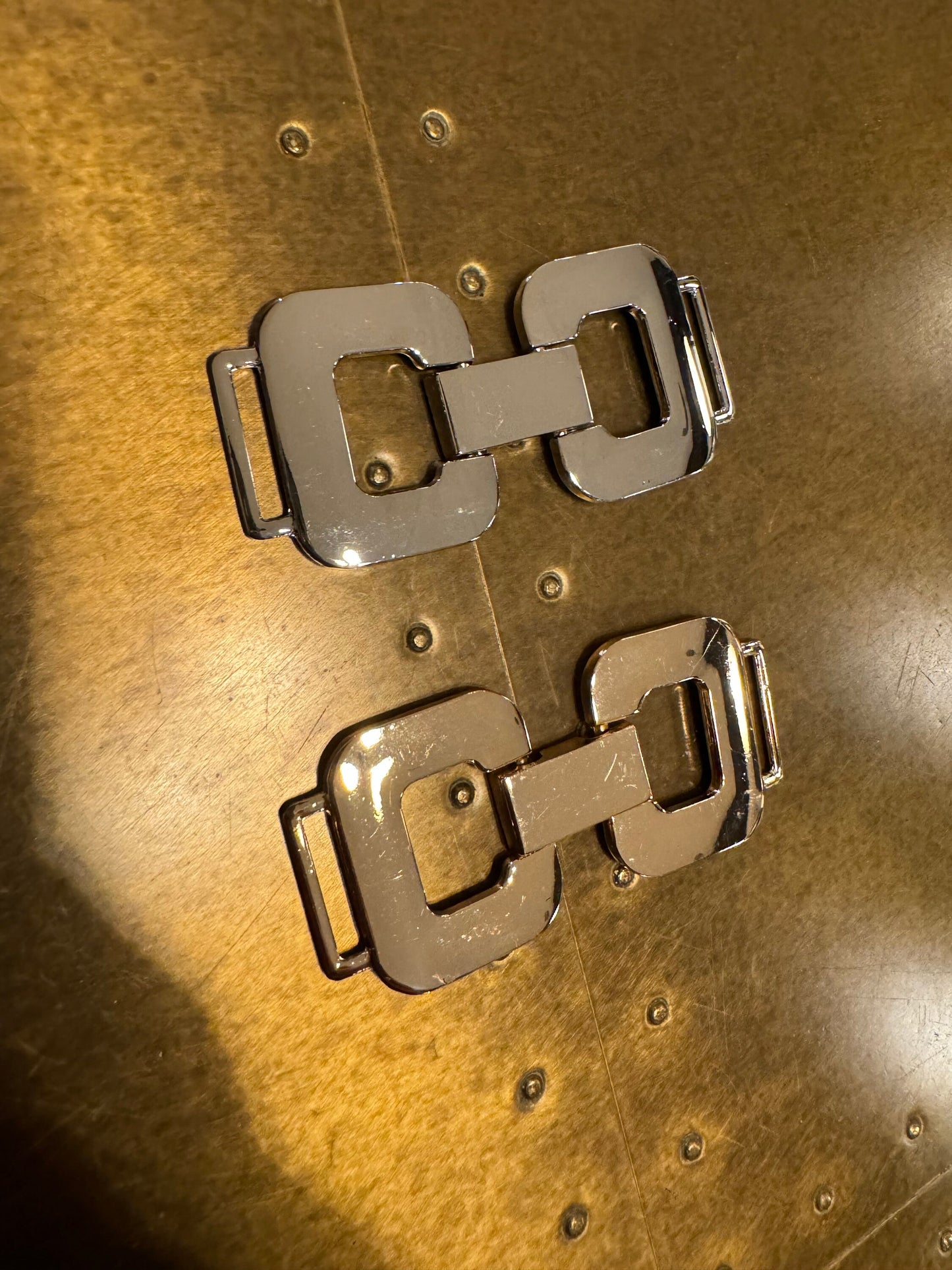 Metal Buckle, Silver or Rose Gold, DIY Swimwear Straps