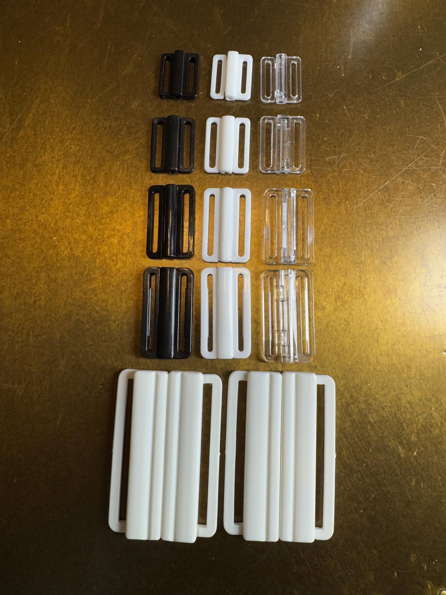 Swimwear Buckle, Two Part Buckle, Clear Transparent, Black, White, Swimwear Buckle, Quality, Buckle, Plastic Buckle Buckle Replacement