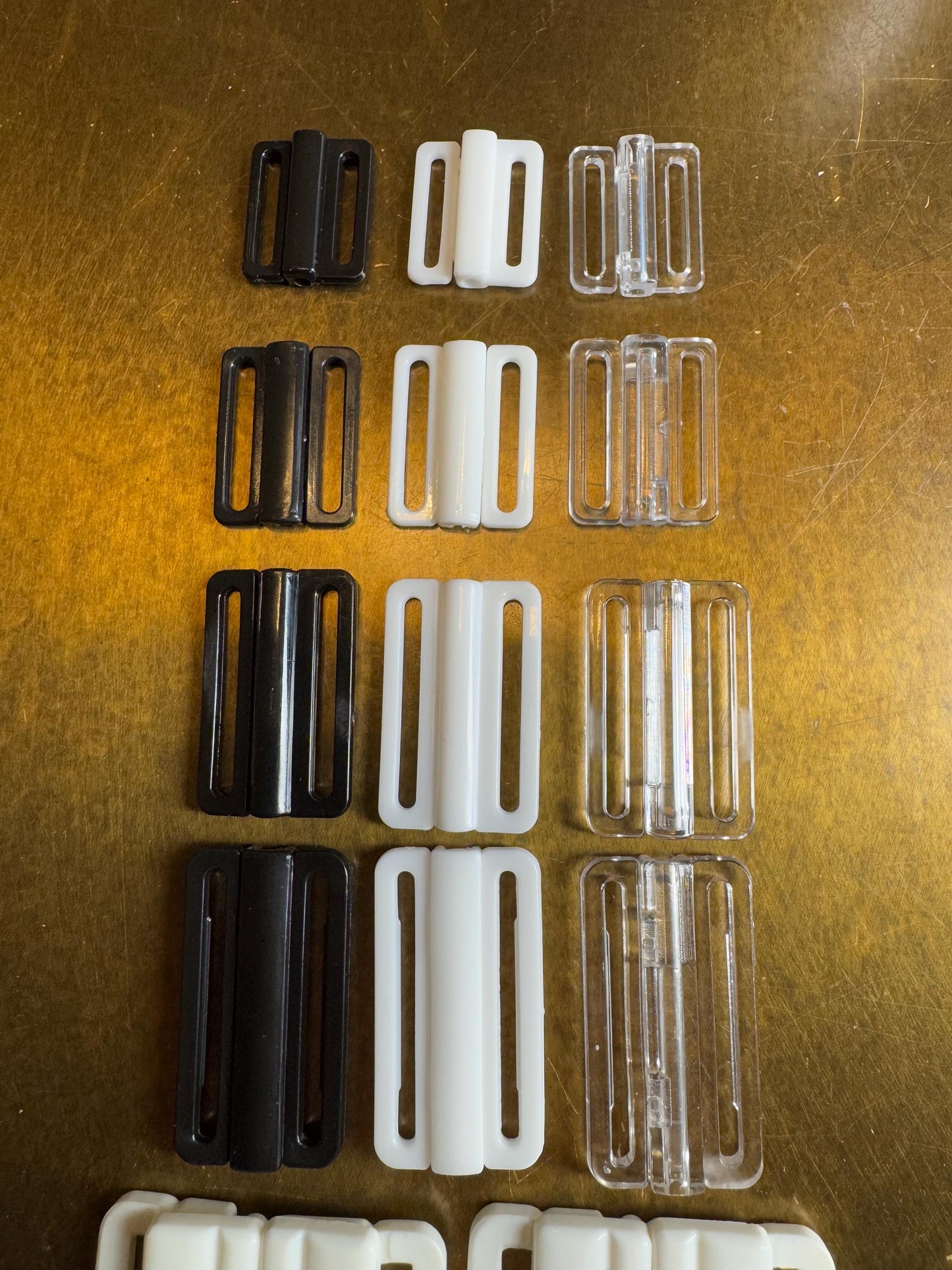 Swimwear Buckle, Two Part Buckle, Clear Transparent, Black, White, Swimwear Buckle, Quality, Buckle, Plastic Buckle Buckle Replacement