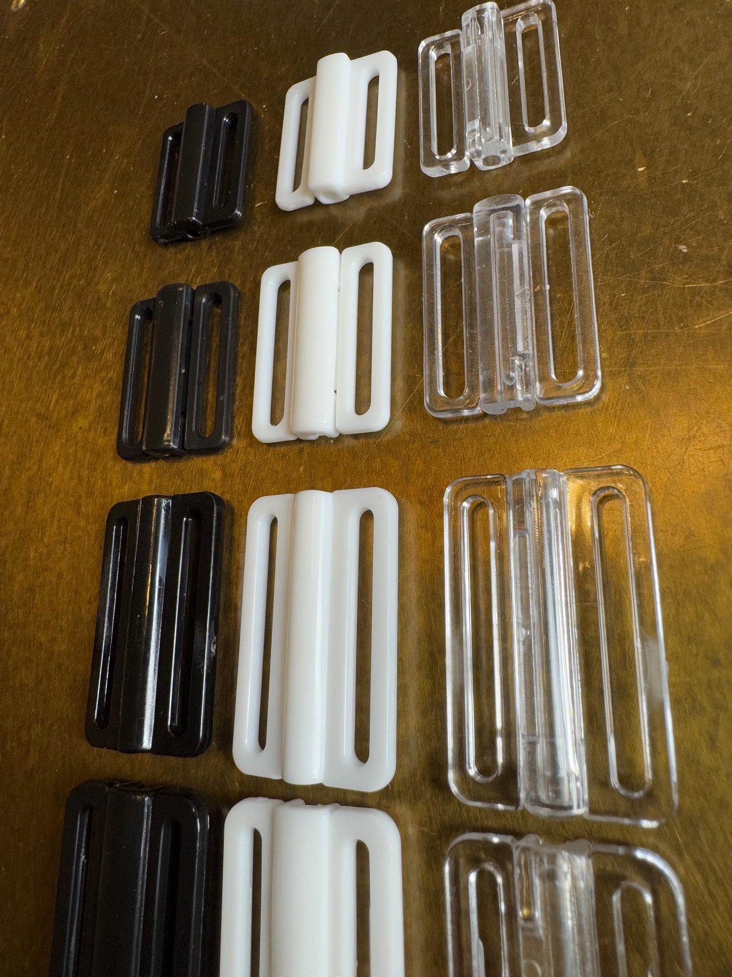 Swimwear Buckle, Two Part Buckle, Clear Transparent, Black, White, Swimwear Buckle, Quality, Buckle, Plastic Buckle Buckle Replacement