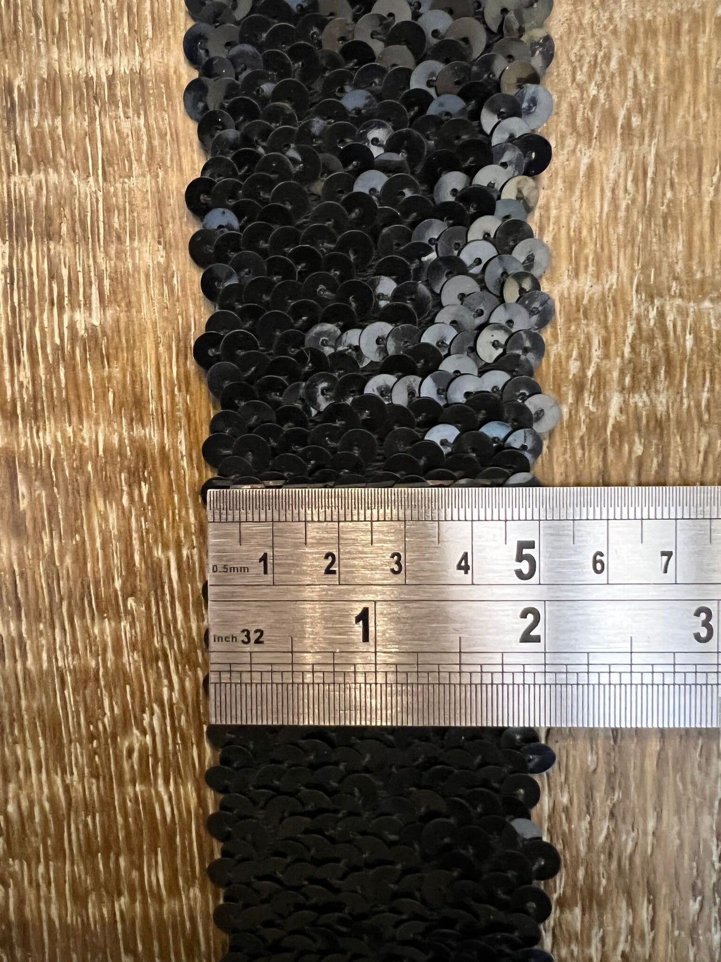 5cm Wide Stretch Sequins Elastic, Stretchy Sequins Elastic, 10 Colours, 2” Wide Sequins
