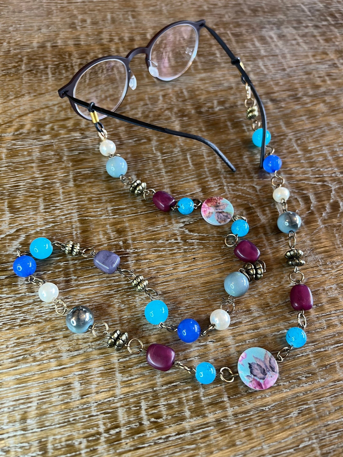 Handmade Beaded Glasses Chain, Spectacle Cord