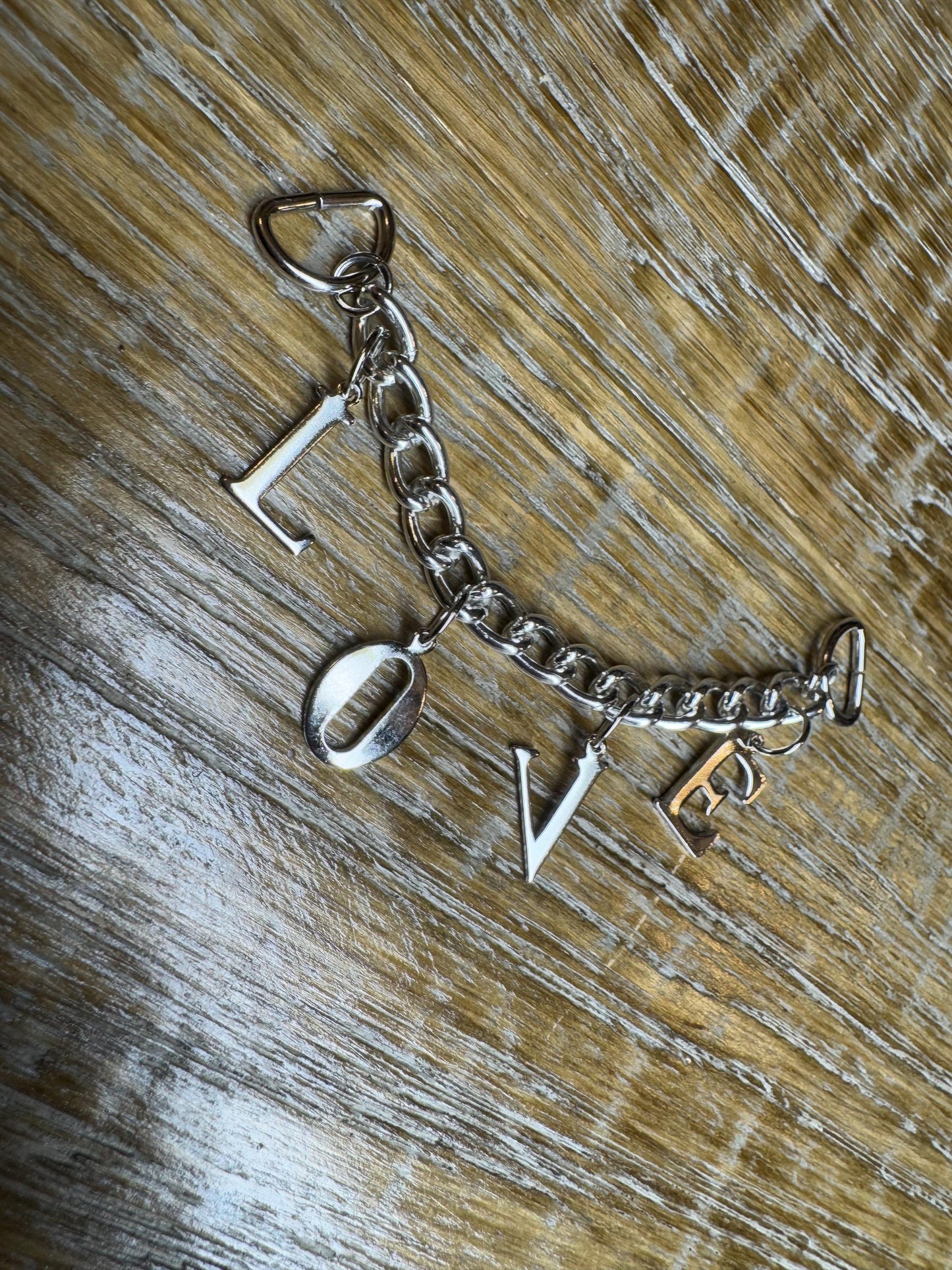 Sew On Coat Hanger, Silver, Strong Copper, Hanging chain Loops, 10cm Long, Extra Strong Metal Sew On, Silver, Love Charms, Love Chain