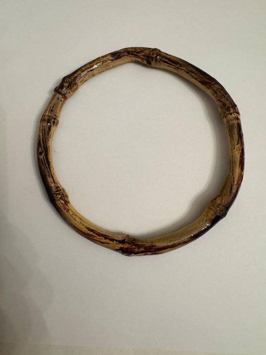 Large Bamboo Rings, 12cm, Handbag Handle, Dresses, Crafts, Home Decor, Wooden Ring, Brown Wood Bamboo Ring