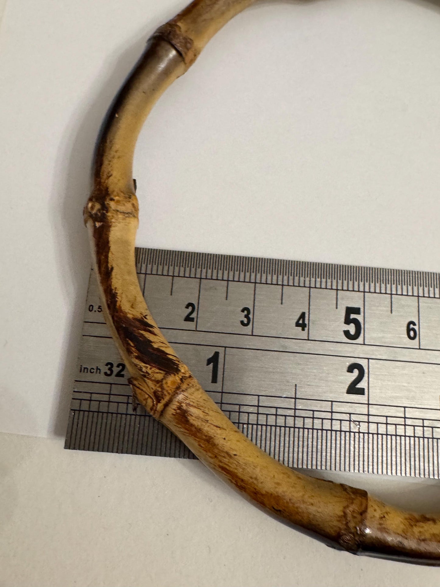 Large Bamboo Rings, 12cm, Handbag Handle, Dresses, Crafts, Home Decor, Wooden Ring, Brown Wood Bamboo Ring