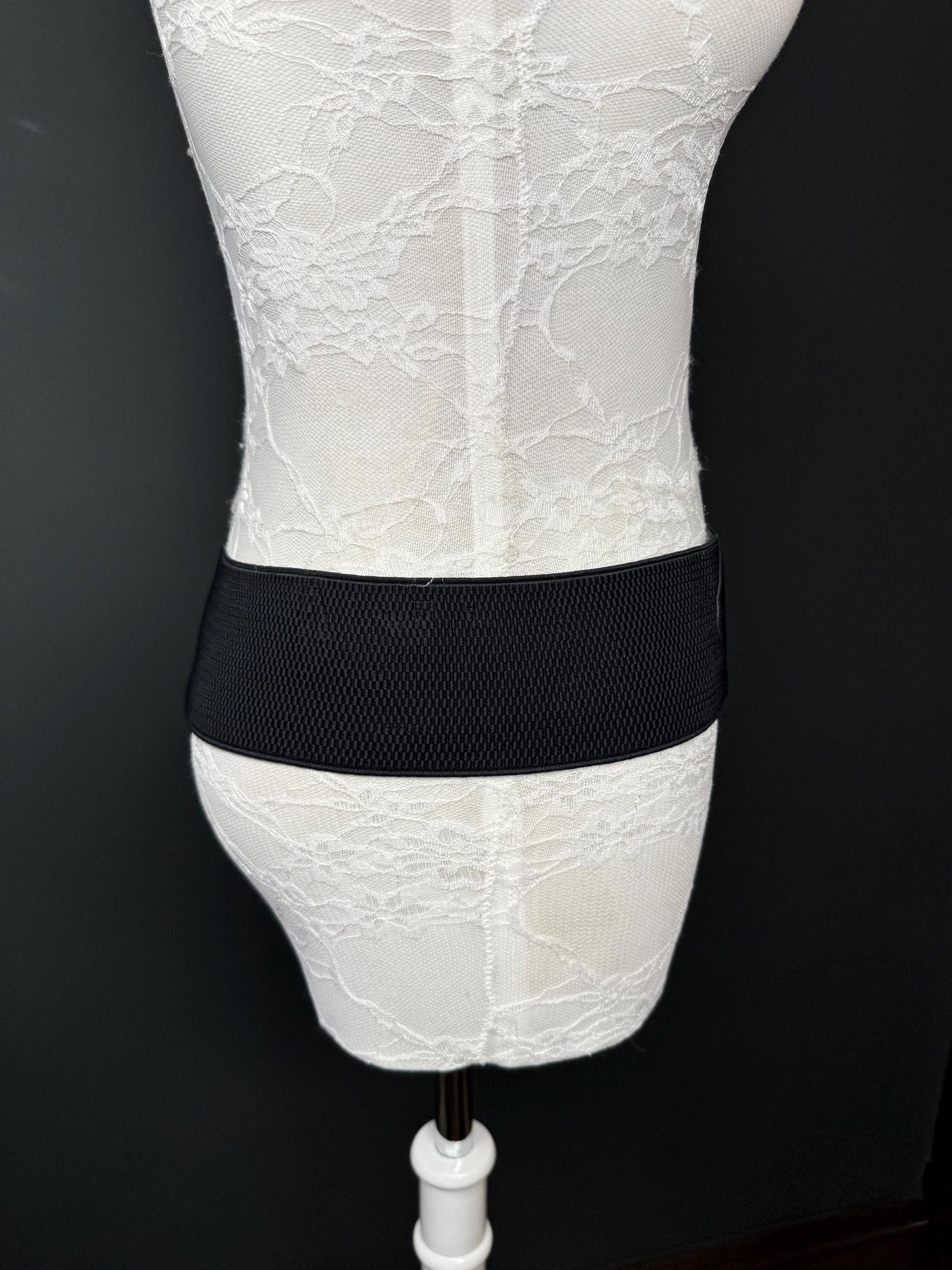 Black Woven Elastic Buckle Belt, Hand-made, Stretch Belt, Quality, Belt, Unique Belt, Fastening Belt, Festival, Dress, Tops, Resort, Beach