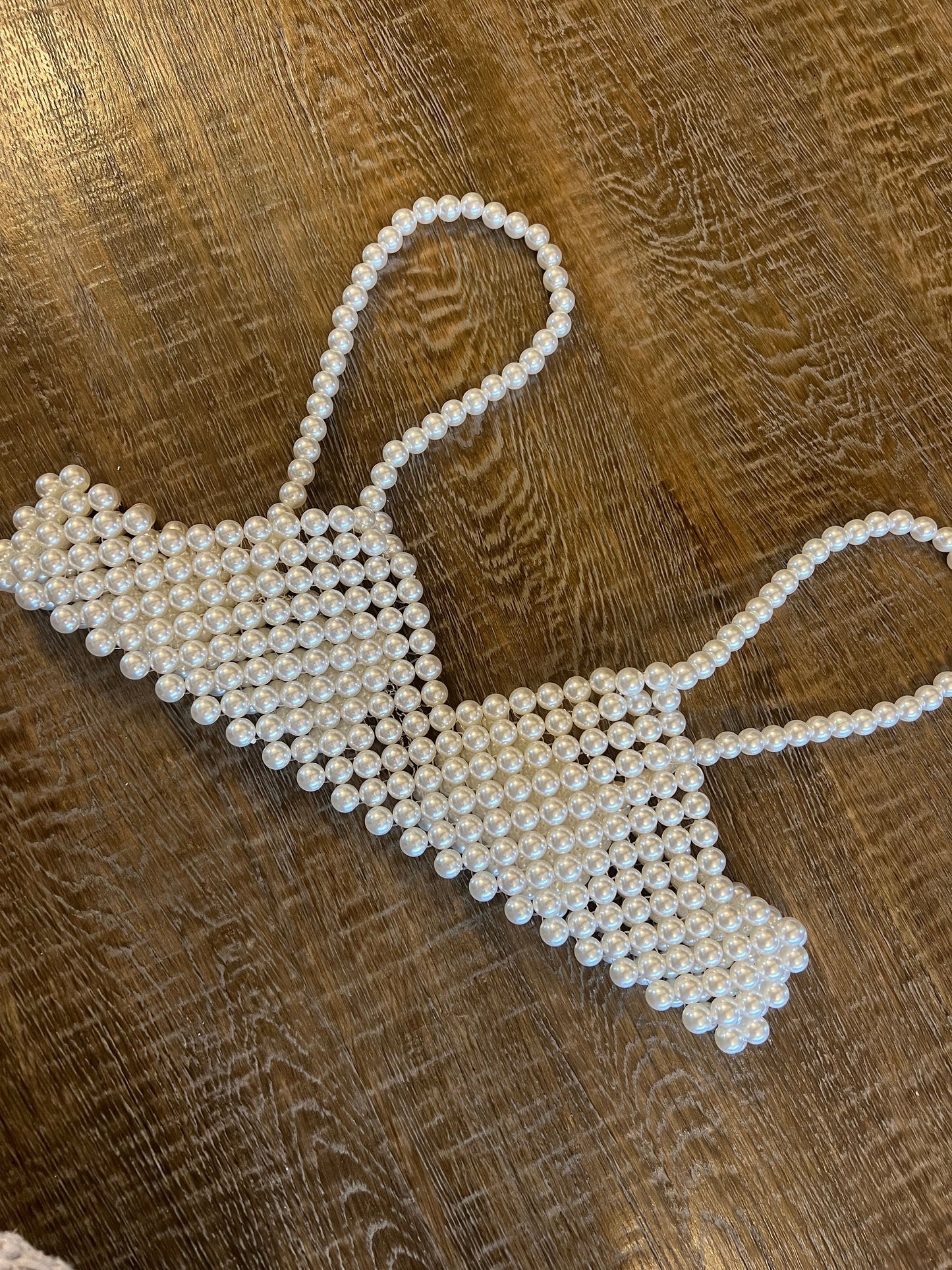 Handmade Pearl Bra, Fashion Statement Top