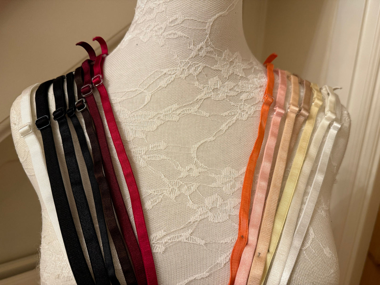 6mm Elastic Bra Straps, Detachable, Sew On, Lingerie Making