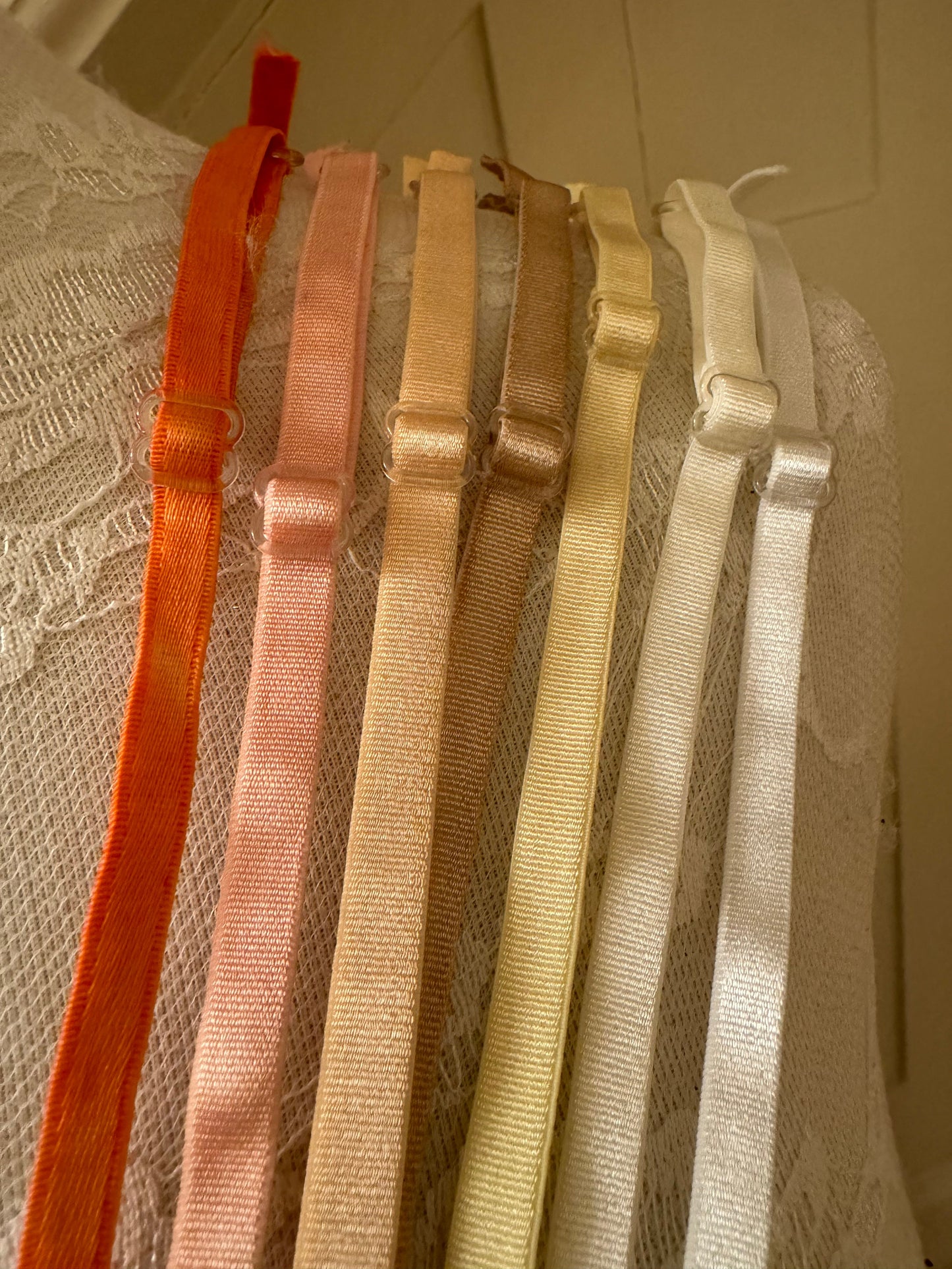 6mm Elastic Bra Straps, Detachable, Sew On, Lingerie Making