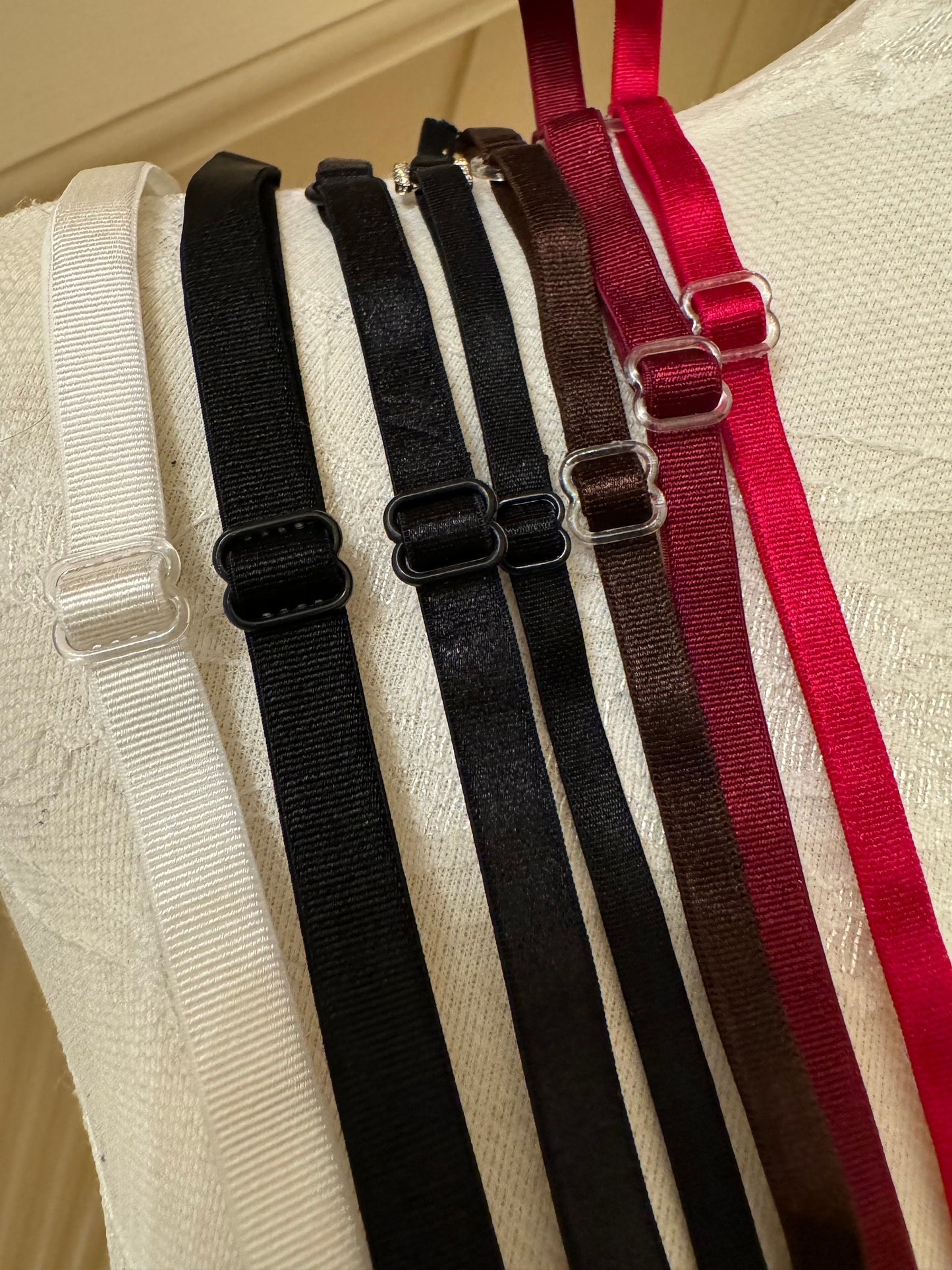 6mm Elastic Bra Straps, Detachable, Sew On, Lingerie Making