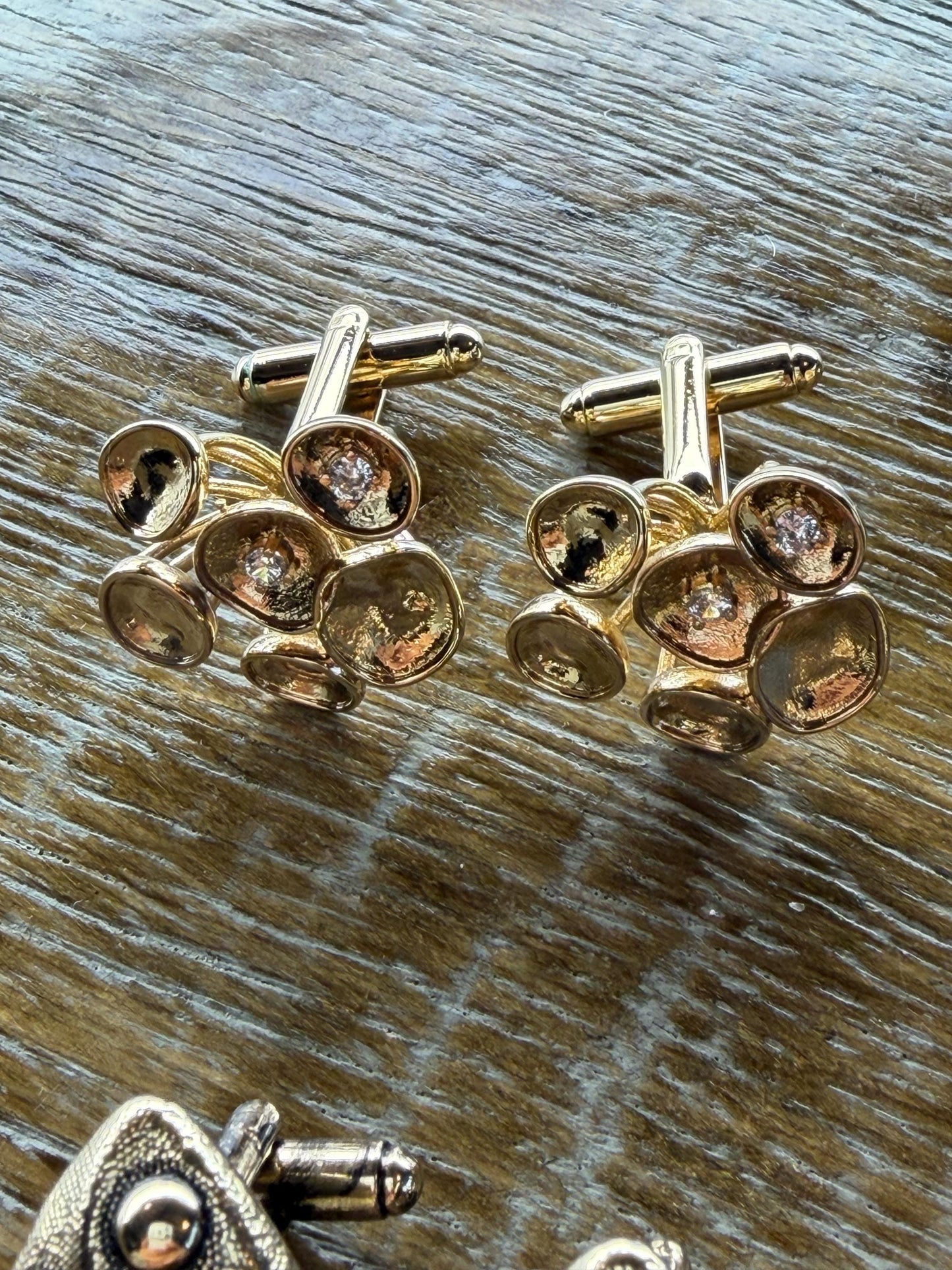 Cuff Links, Solid Metal, Unique Designs
