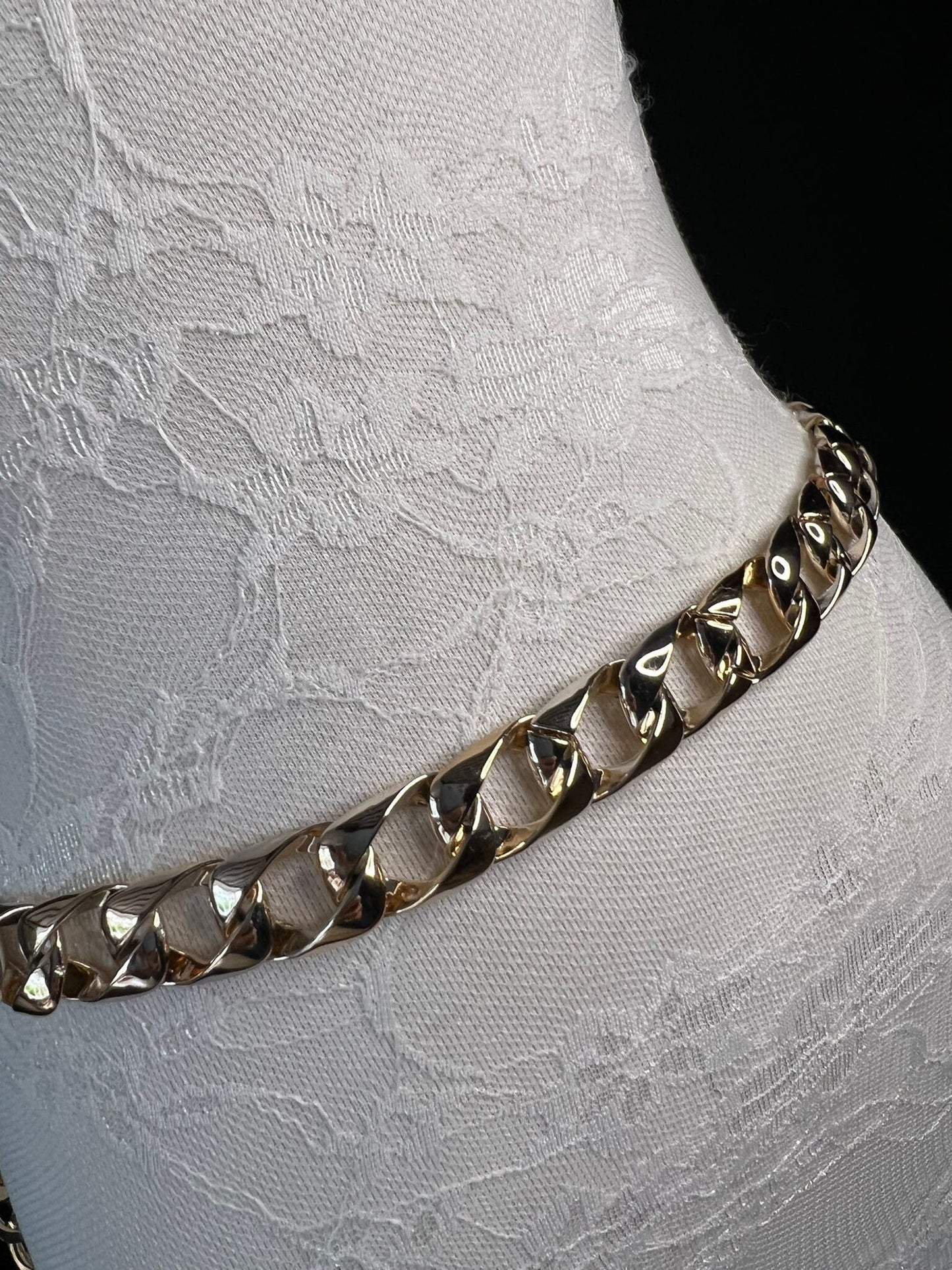 Champagne Gold Chain Belt, Family Matching Fashion Belt