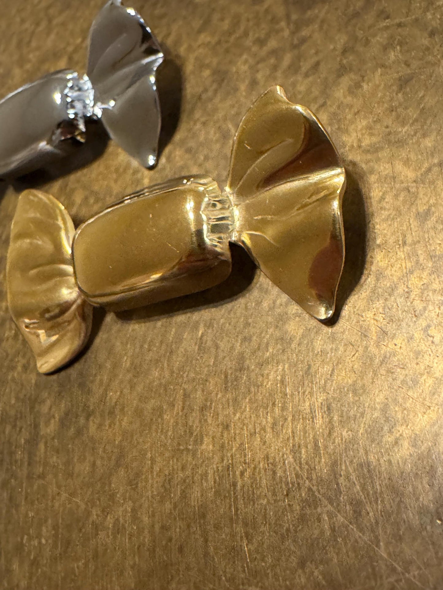 Metal Sweet Brooch, Brooch, Pin on, Solid Metal, Accessory, 2”, Unusual, Gift, FAN Design, Brooches, Festival, Gift, Gold, Silver