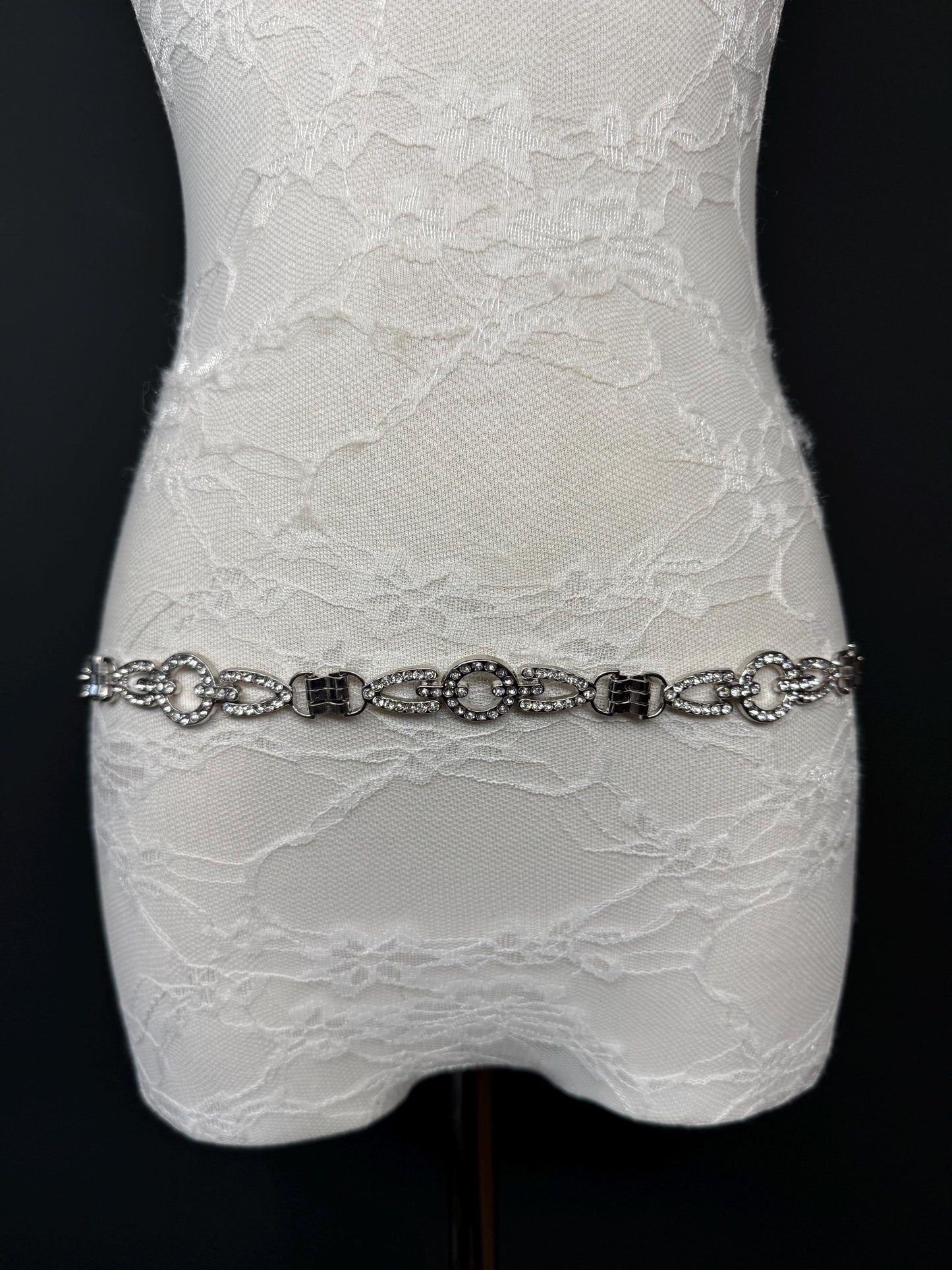 Stunning Rhinestone Belt, Diamanté Belt, Swimwear, 18”-60”, Dresses, Limited Edition, FAN Design, Belt, Dress Belt, Gift, Silver, Bridal