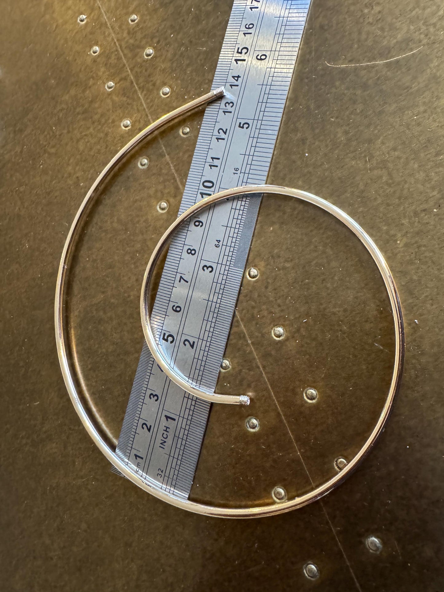 5” Large Metal Swirl Buckle, Statement Buckle, Gold Metal Buckle, 5.5” x 5”, 13.5cm x 12cm, Couture, Swimwear, Clothing, Dresses