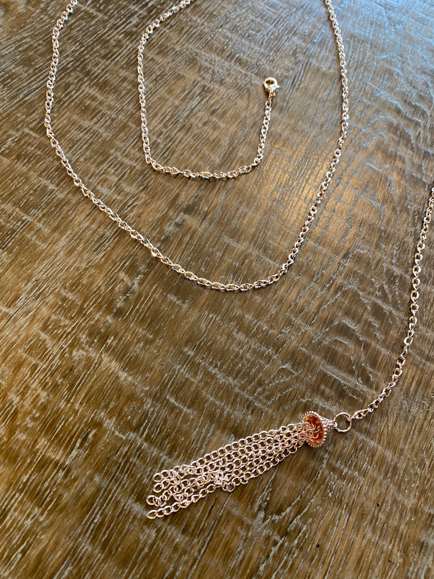 X-long Rose Gold Chain Belt, Quality Chain Belt, Rose Gold Finish, Teen Size, 18”-60”, Swimwear, Thin Chain Belt