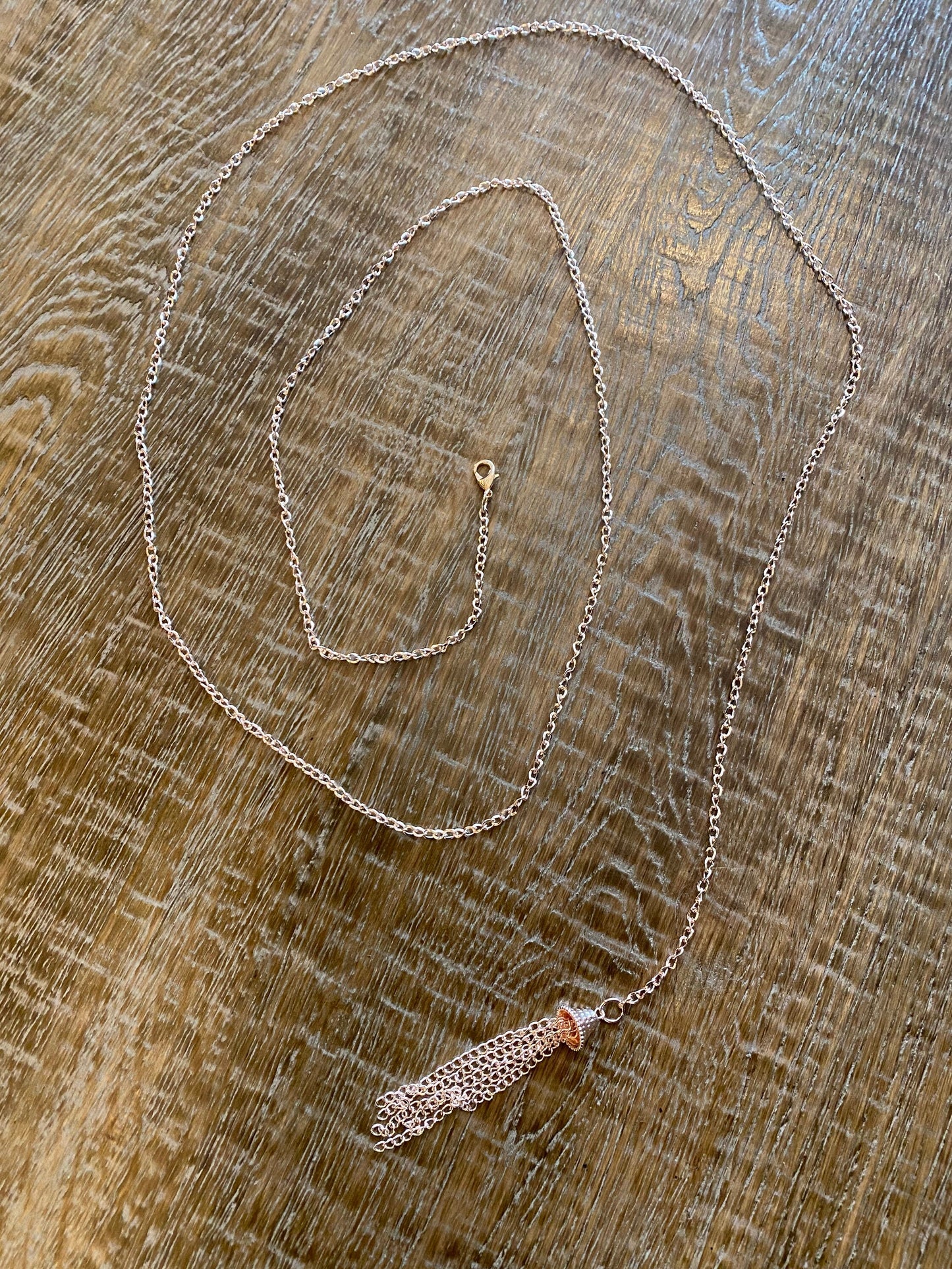 X-long Rose Gold Chain Belt, Quality Chain Belt, Rose Gold Finish, Teen Size, 18”-60”, Swimwear, Thin Chain Belt