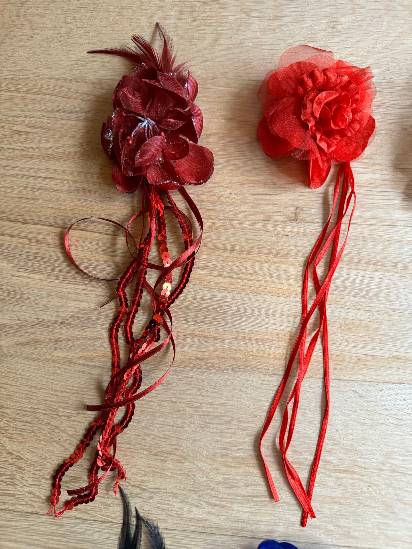 Pin-On Corsage Flower, Dress and Hat Embellishment, 10 Colours