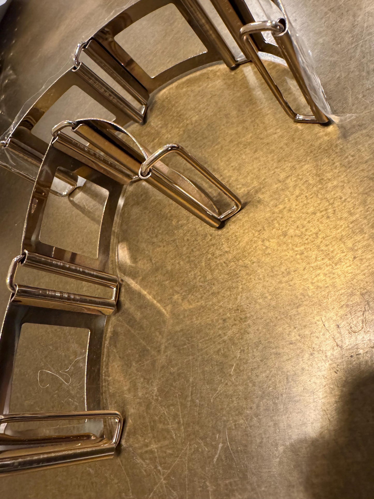 Gold Buckle, Metal Gold Buckle, 8” Buckle, 20cm x 4cm size, Belt Buckle, Prongs, Costumes, Couture, Elegant, Fashion