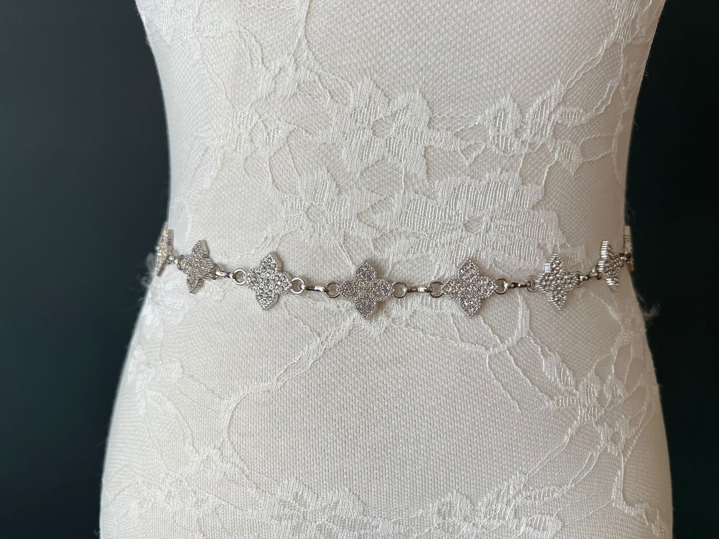 X-long Belt, Rhinestone Chain Belt, Fashion Belt, Vintage Style Belt, Diamanté Chain Belt, Belt Accessory, FAN Fashion Exclusive