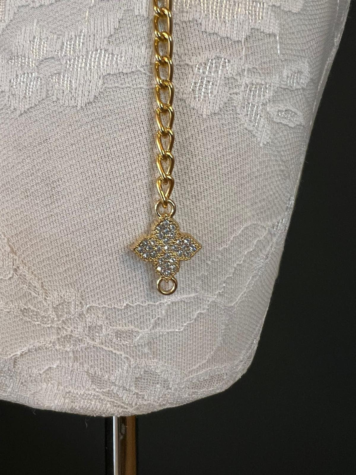 X-long Belt, Rhinestone Chain Belt, Fashion Belt, Vintage Style Belt, Diamanté Chain Belt, Belt Accessory, FAN Fashion Exclusive