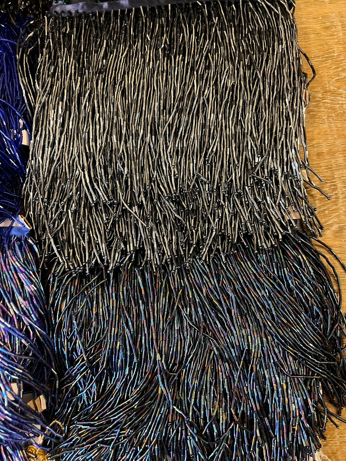6" Glass Beaded Fringe, 10 Colour Options