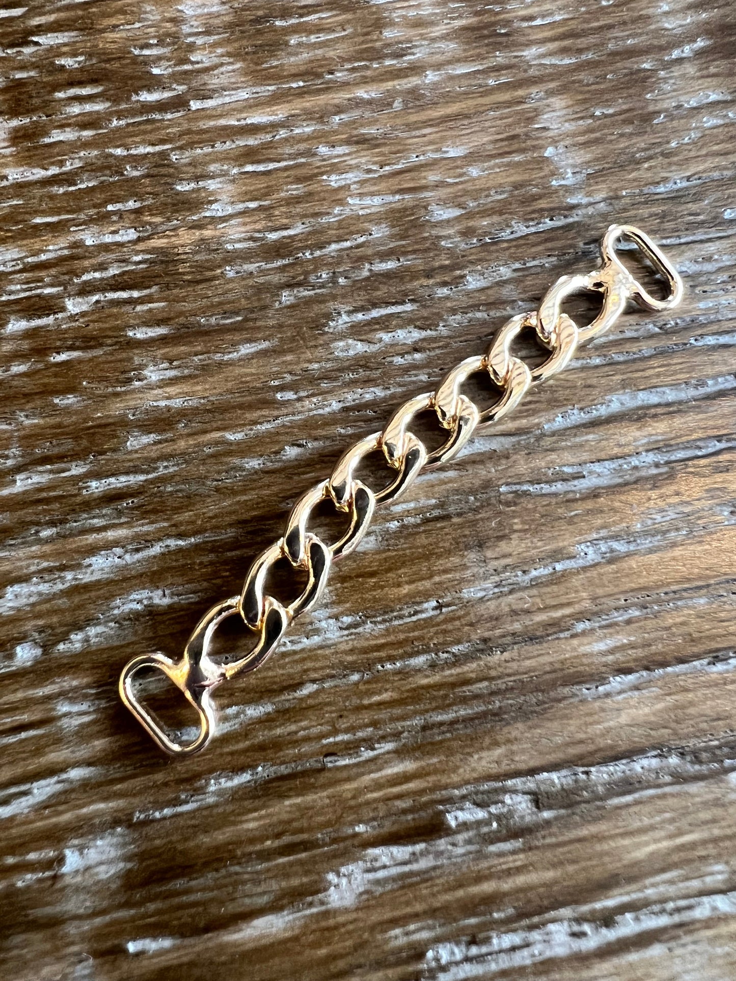 Metal Gold Sew On Coat Hanger Chain Loops