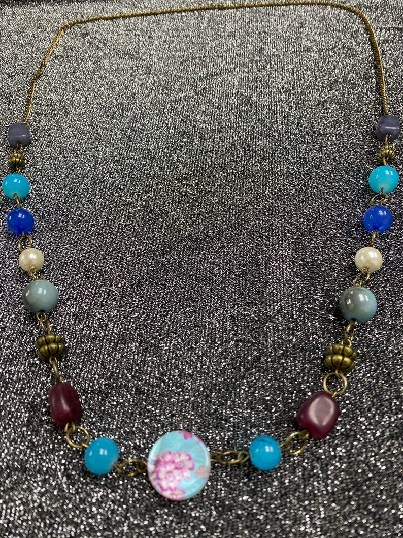 Multi Colour Beaded Necklace