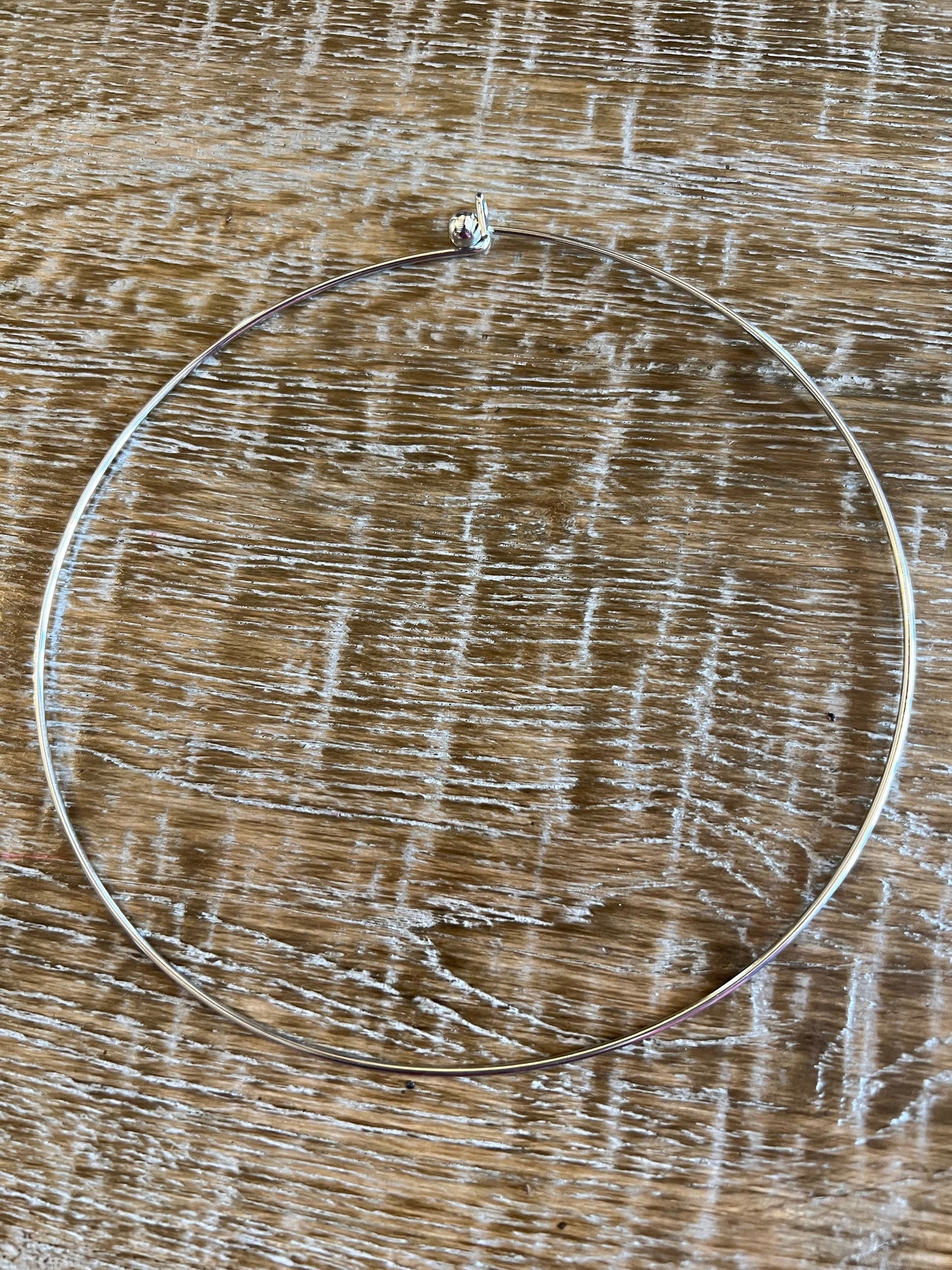 Silver or Gold Neckwire, Choker Wire, Necklace