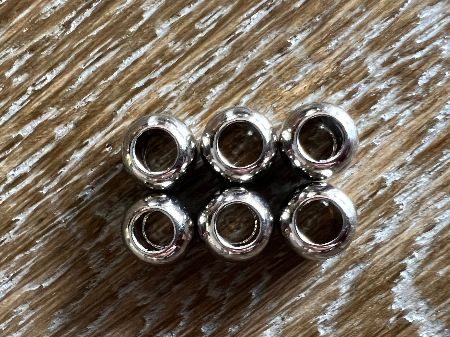 9mm Metallic Beads