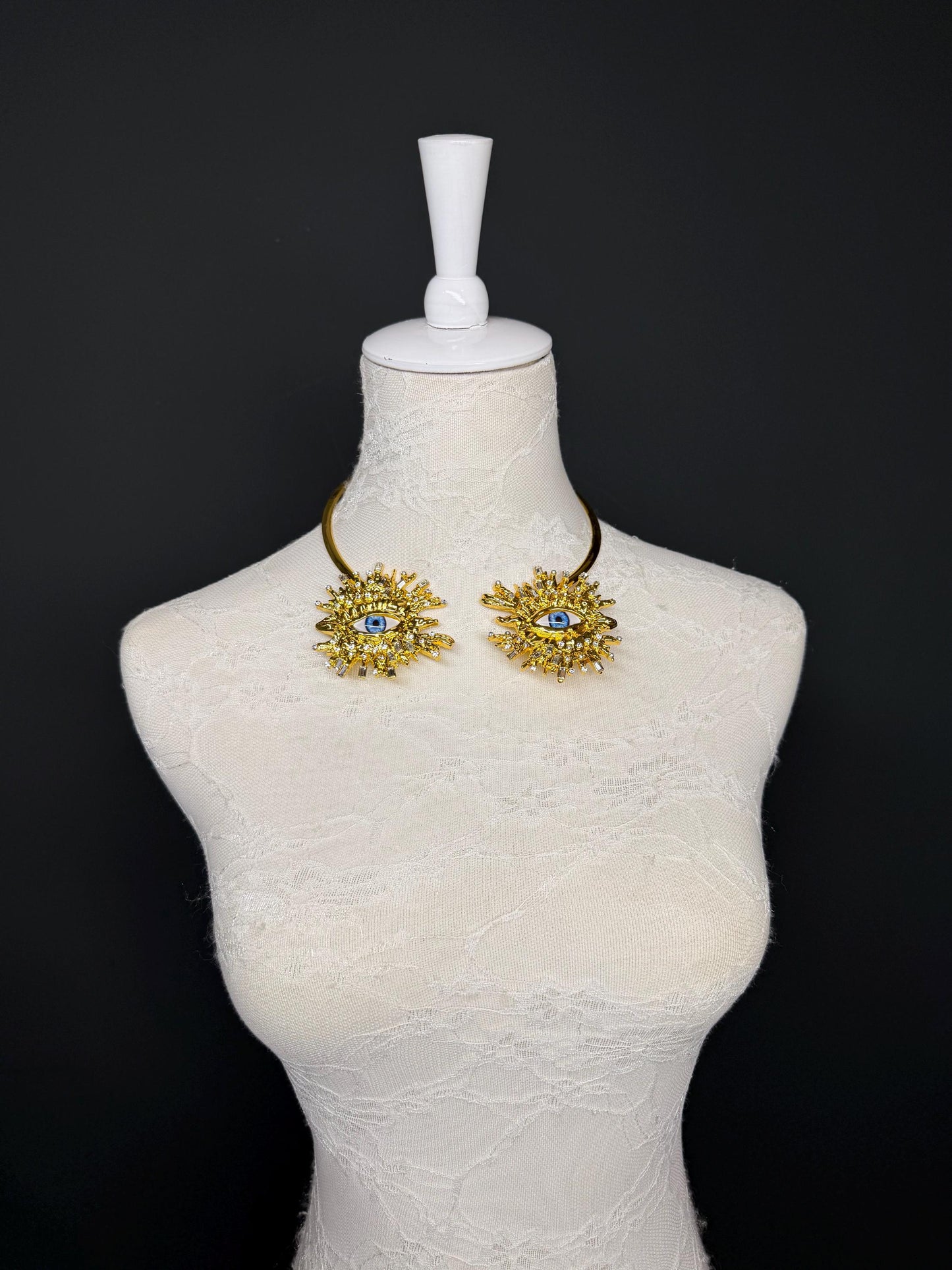 Handmade Eye Choker Necklace