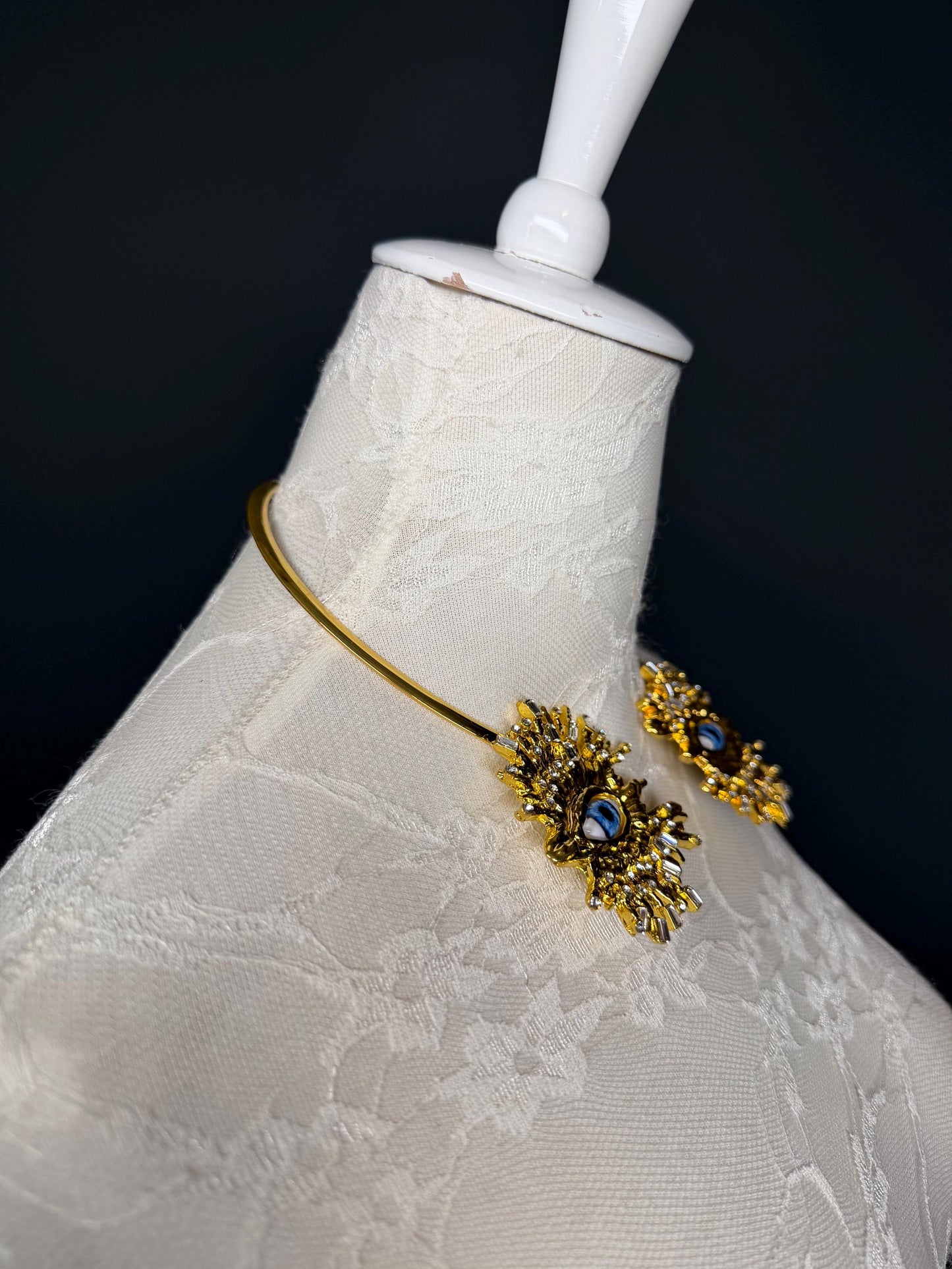 Handmade Eye Choker Necklace