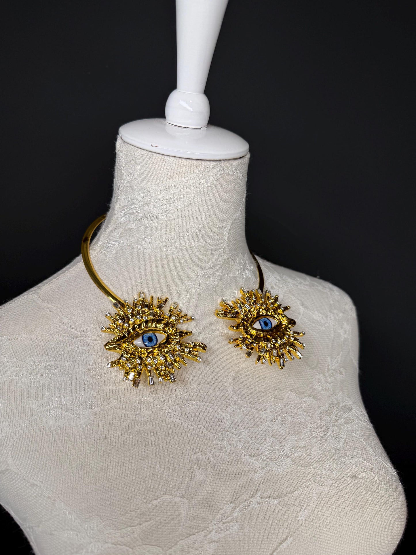 Handmade Eye Choker Necklace