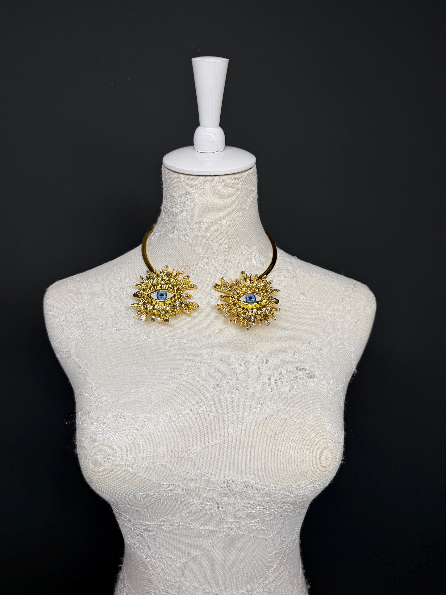 Handmade Eye Choker Necklace