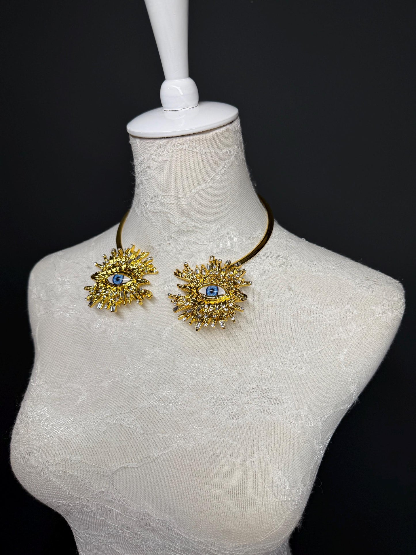 Handmade Eye Choker Necklace