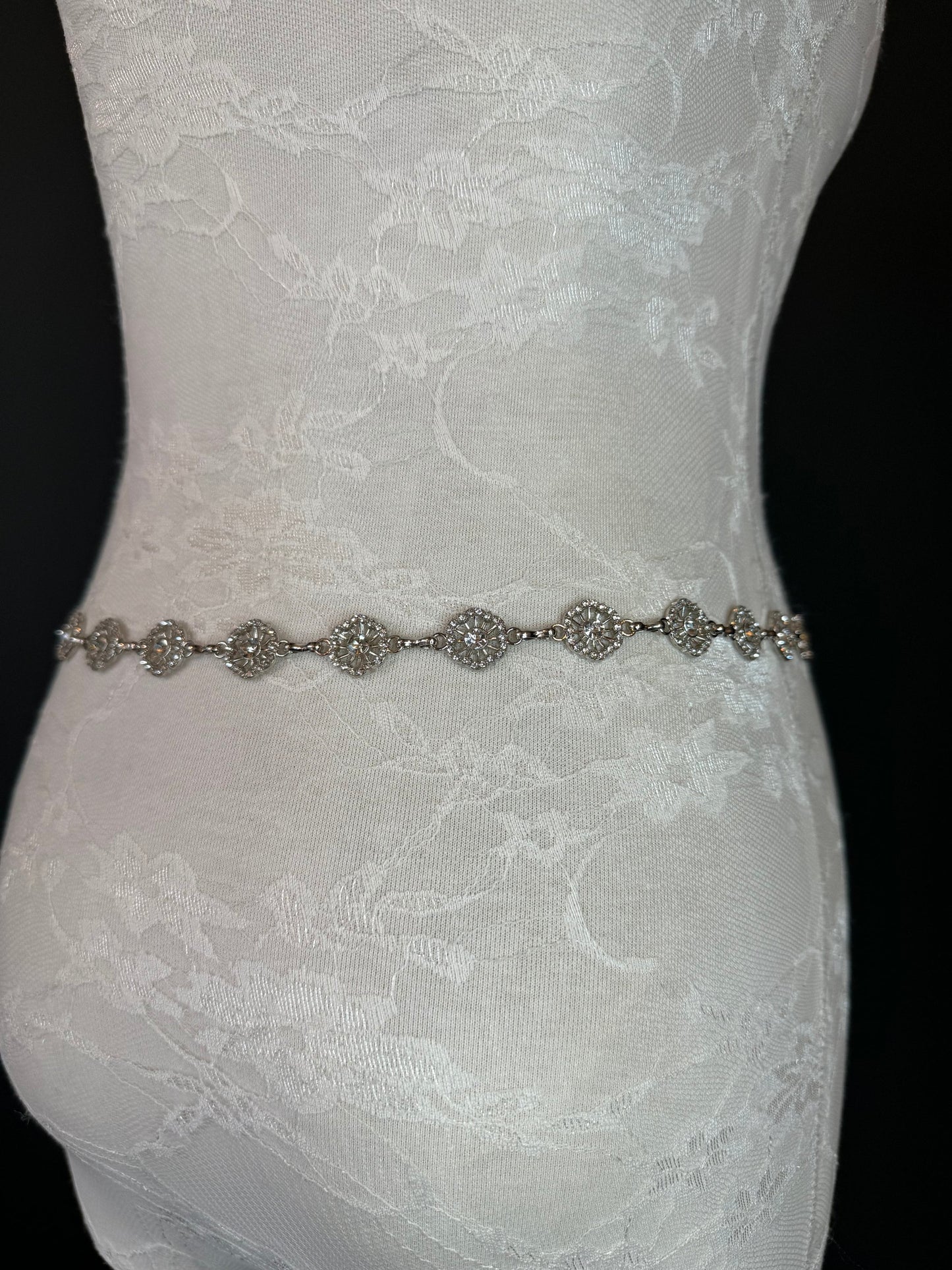 Jewel Belt, Silver Rhinestone Ring Belt, Teen Sizes, Size 18”-60”, Fan Design, Fan Collection, Gift, Fashion Accessory, Bridal, Gold,Silver
