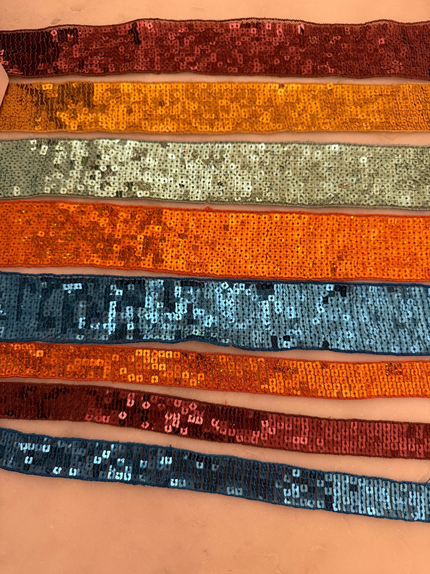 Sequins Trim, Craft Sewing, 8 Colours