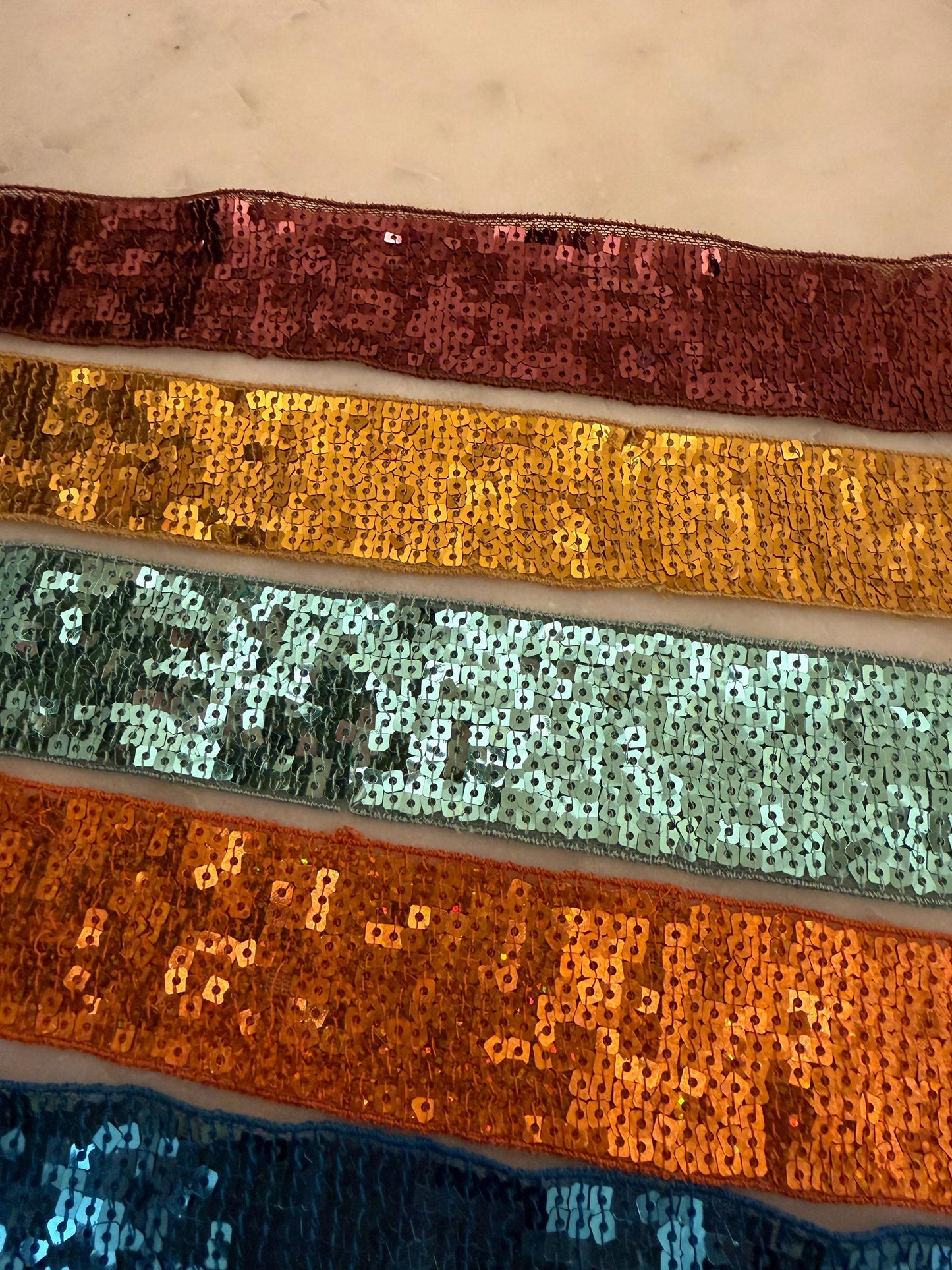 Sequins Trim, Craft Sewing, 8 Colours