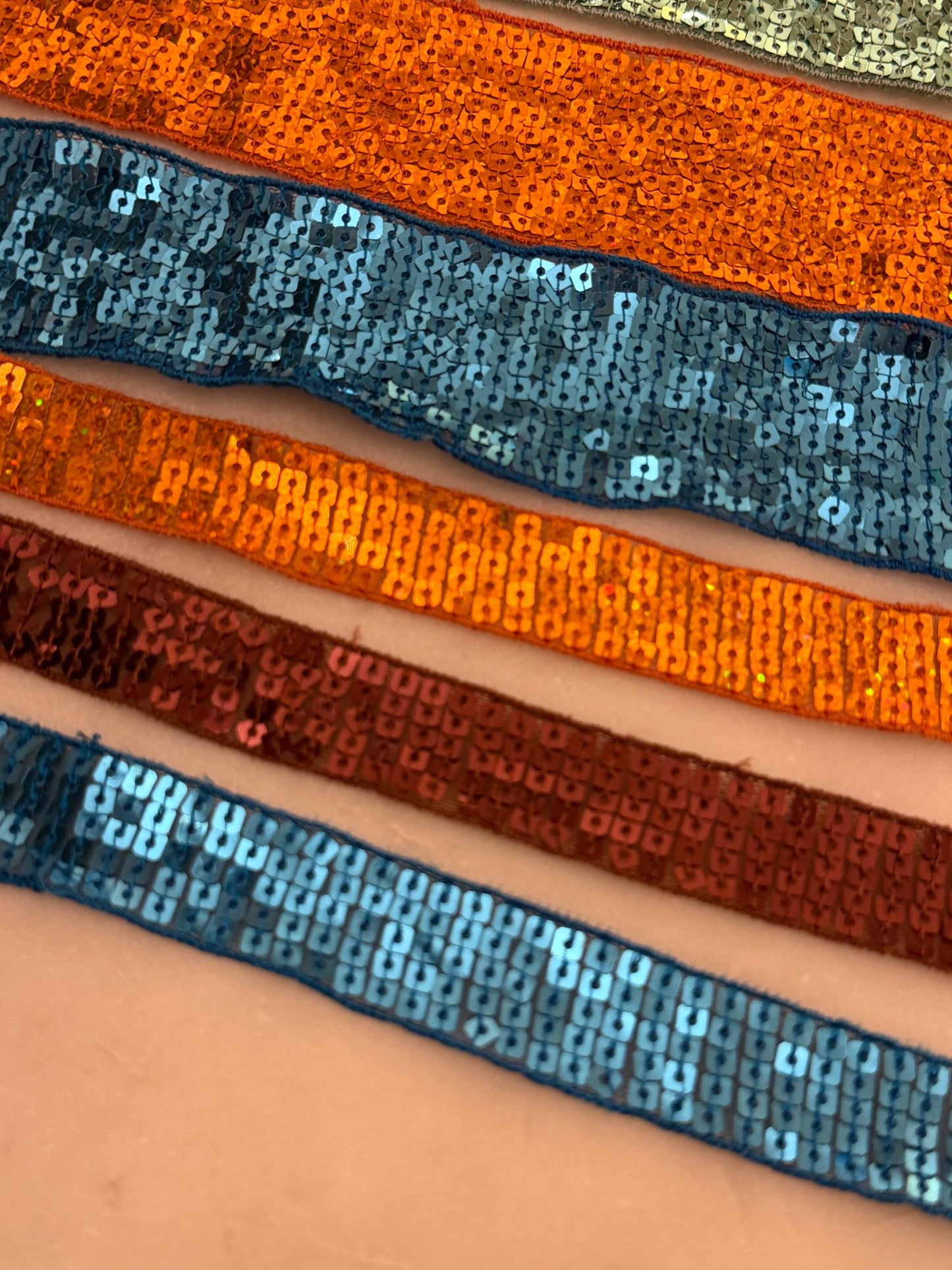 Sequins Trim, Craft Sewing, 8 Colours