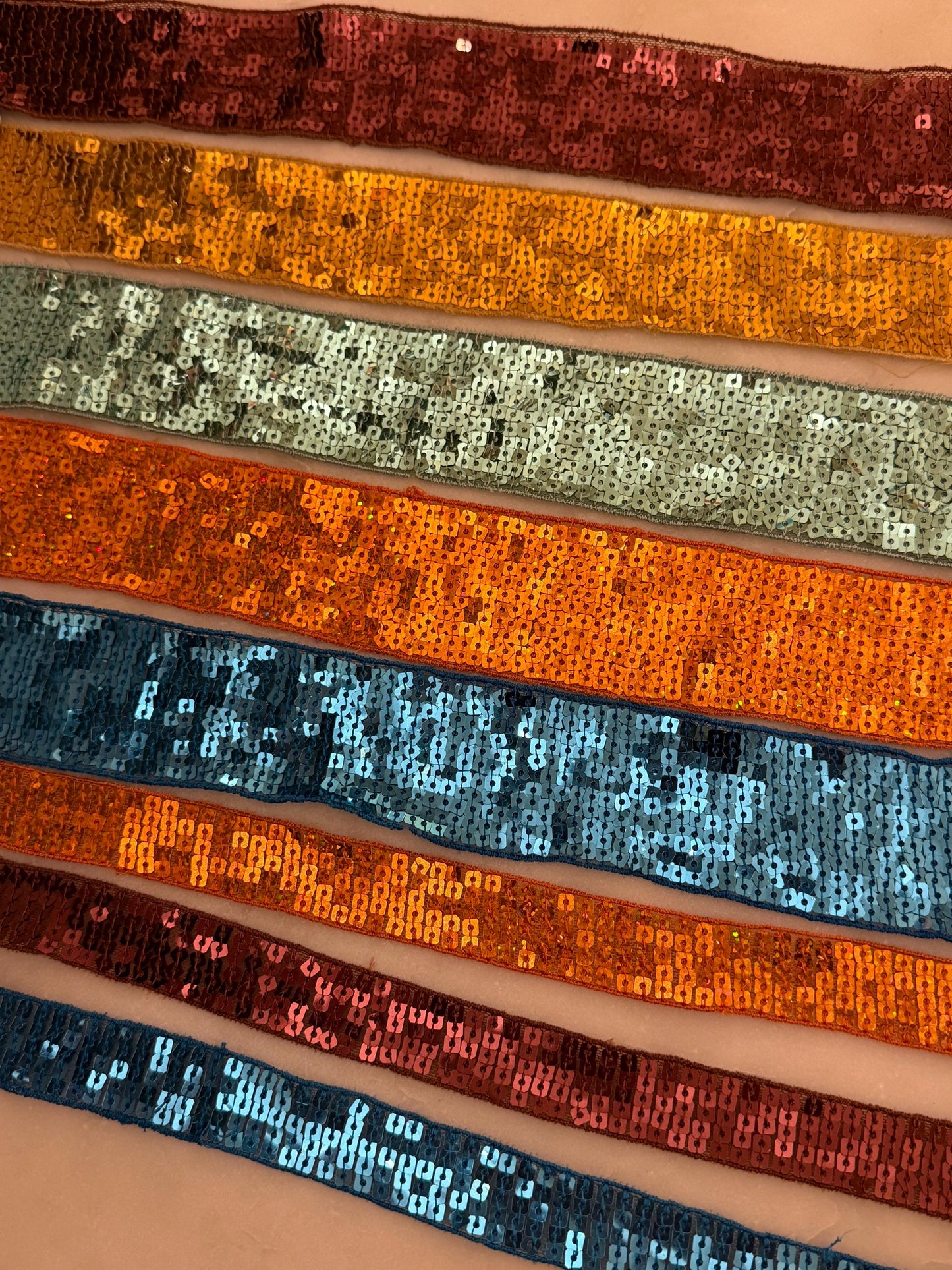 Sequins Trim, Craft Sewing, 8 Colours