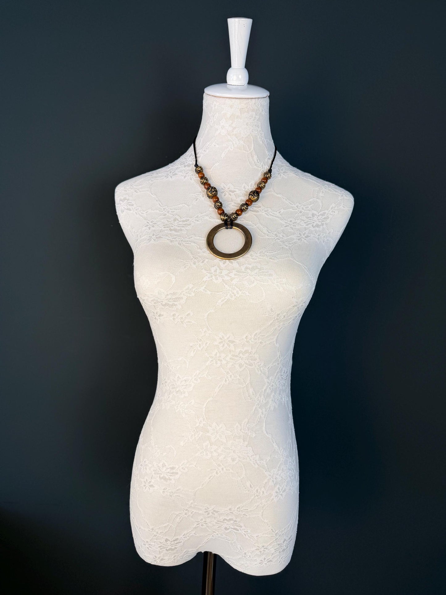 Handmade Beaded Necklace, Boho, Chic, Clothing, Antique, Vintage Style