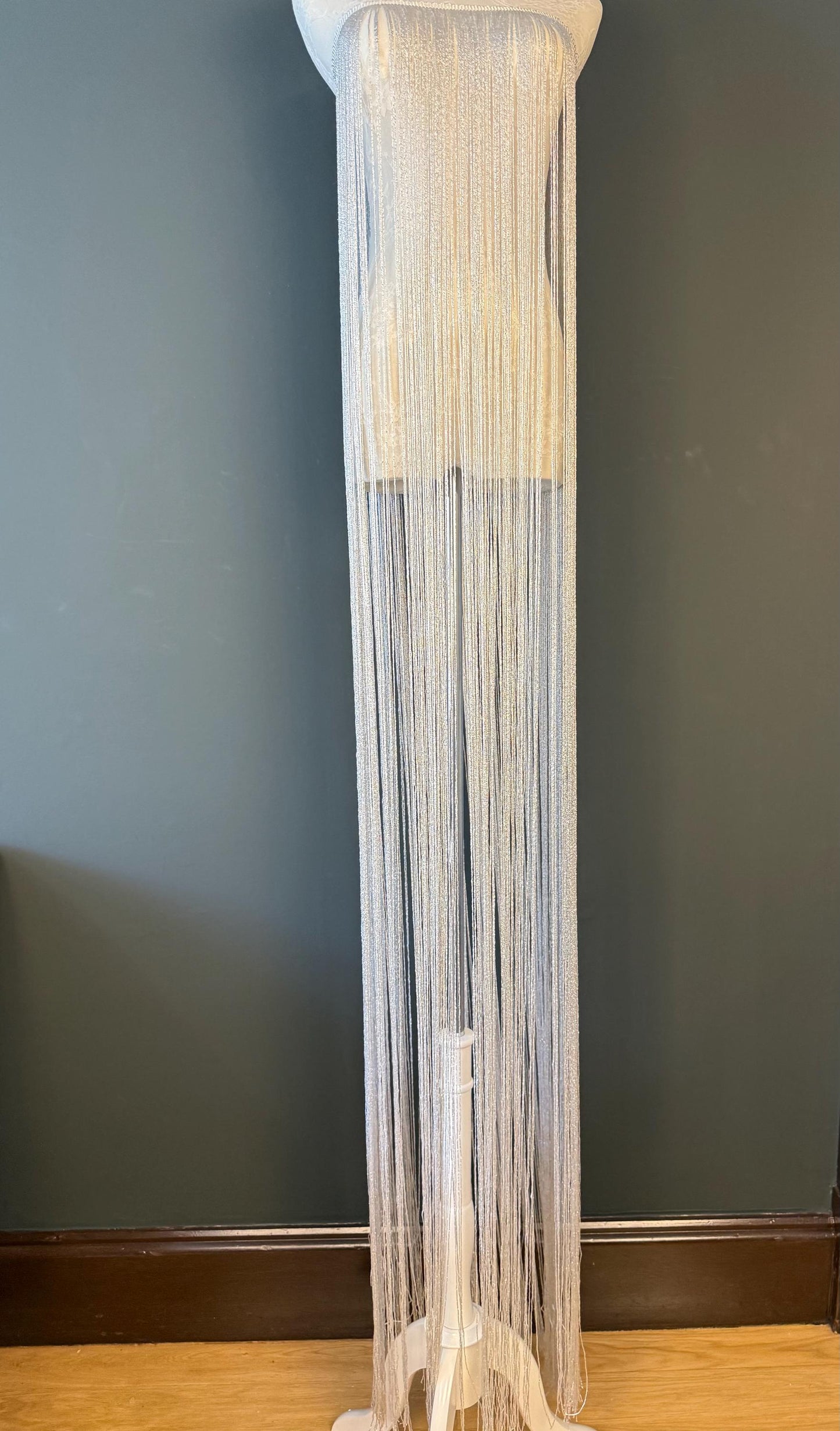 Extra Long Lurex Fringe Trim 67” Metallic Gold Silver for Costume Dance Dress Sewing