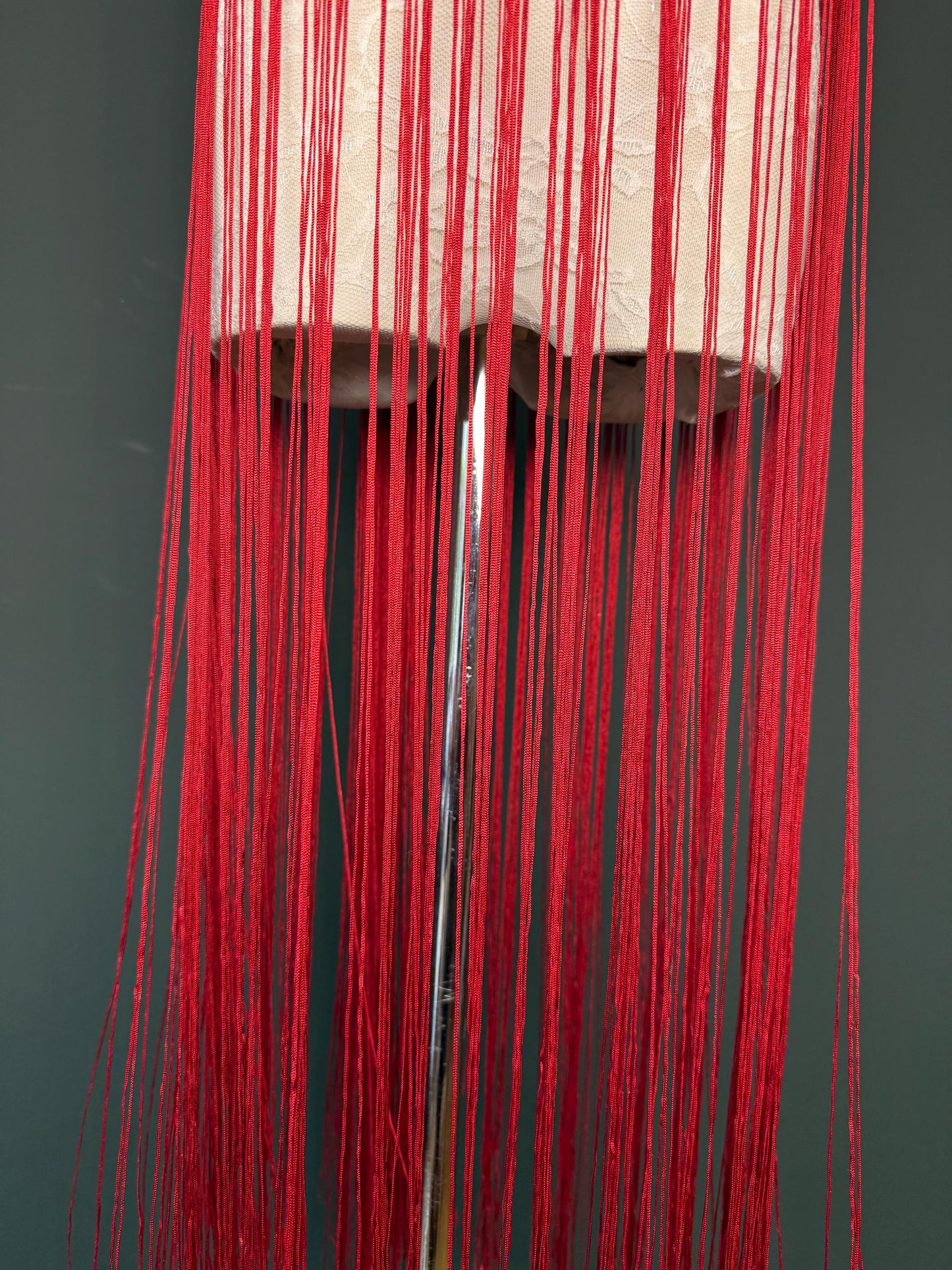 40” Wide Fringe Trim, 100cm Wide Fringe Trimming, High Quality, Dense High Quality Fringe, Deep Red, 27 Colours