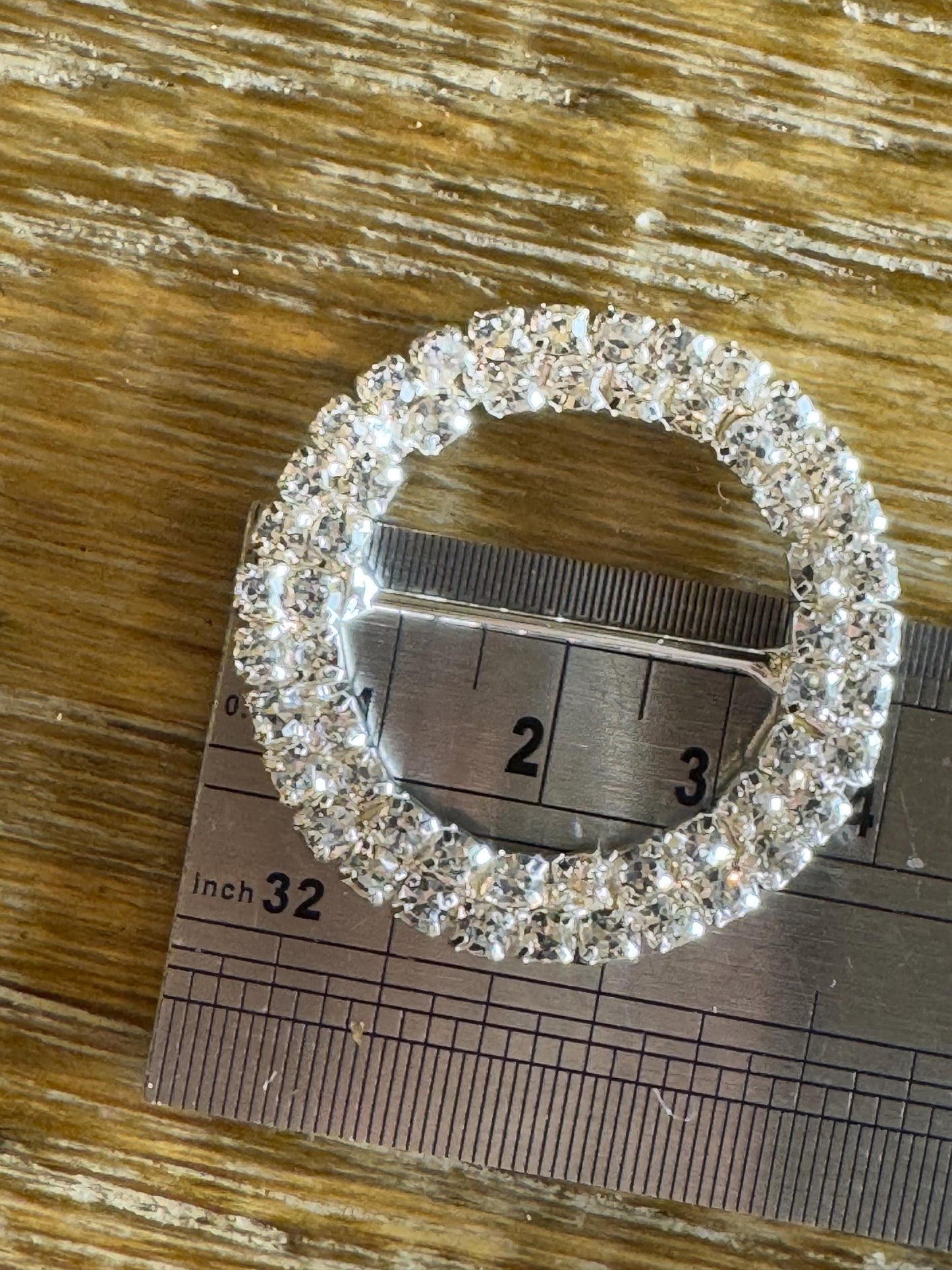Rhinestone Buckle, Jewel, Diamanté Rhinestone, Silver, Buckle, Prong, Pin, 4 sizes, Bridal, Swimwear, Belt, Bags, Clothing, Premium Buckles