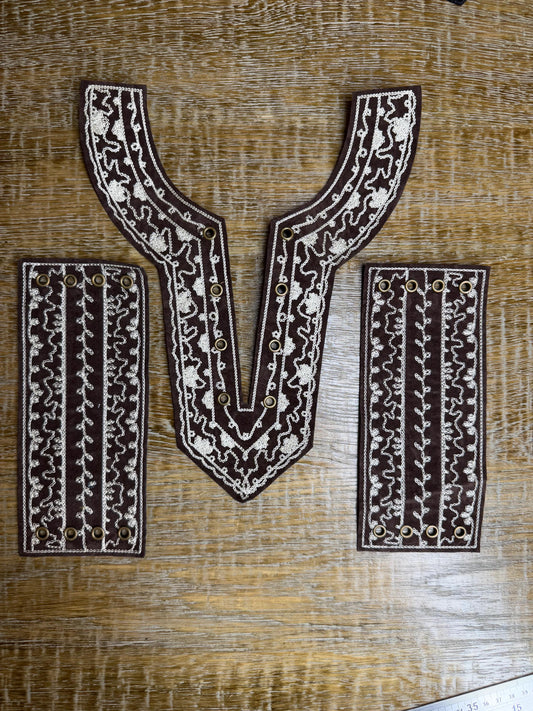 Appliqué, Stylish Trim, Vintage Style, Brown, Eegant, Easy to Sew, Sewing, Lace, Dresses, FAN Design, FAN Fashion
