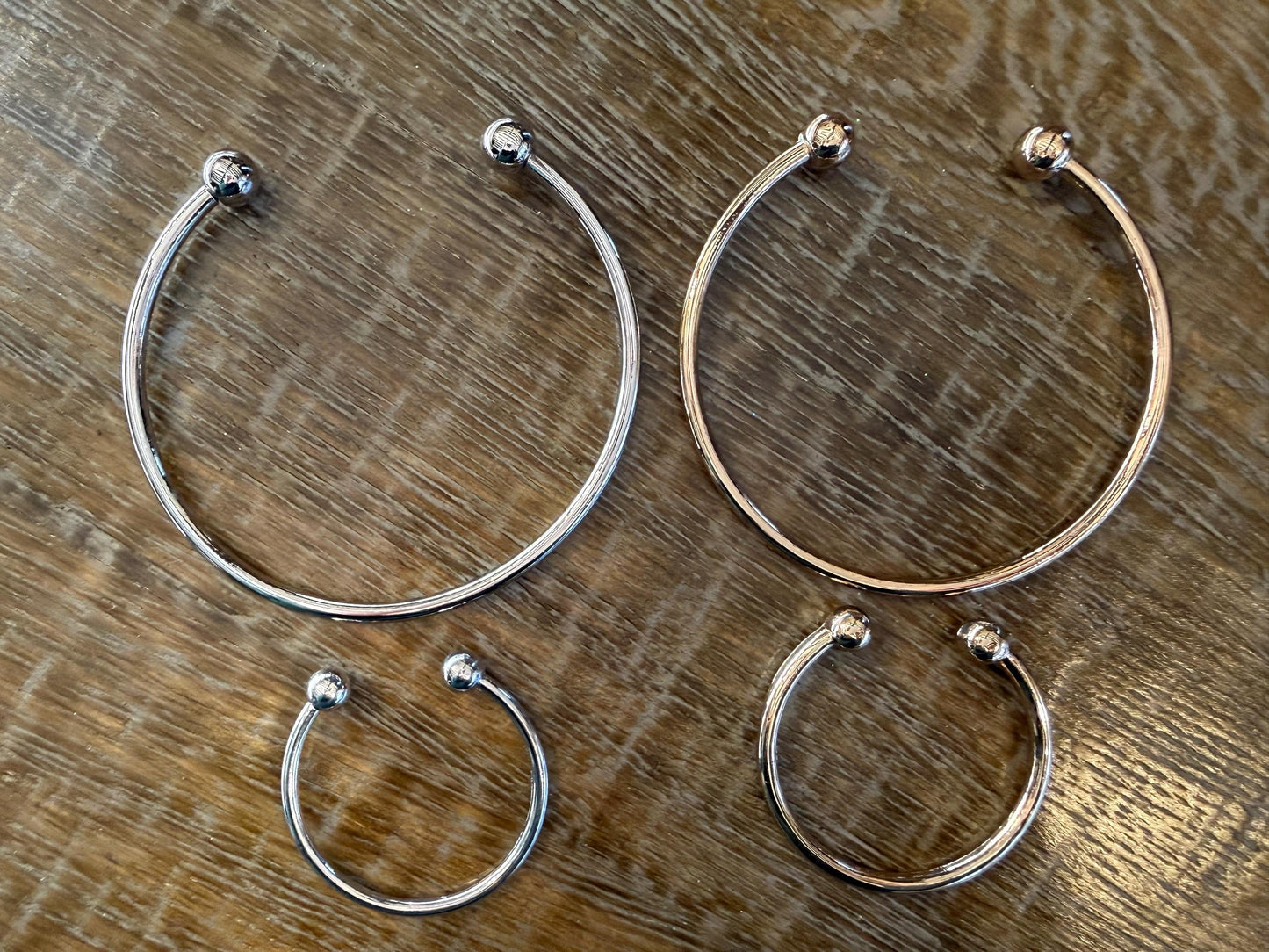 Gold Silver Clothing Separator Ring 2", 3.5"