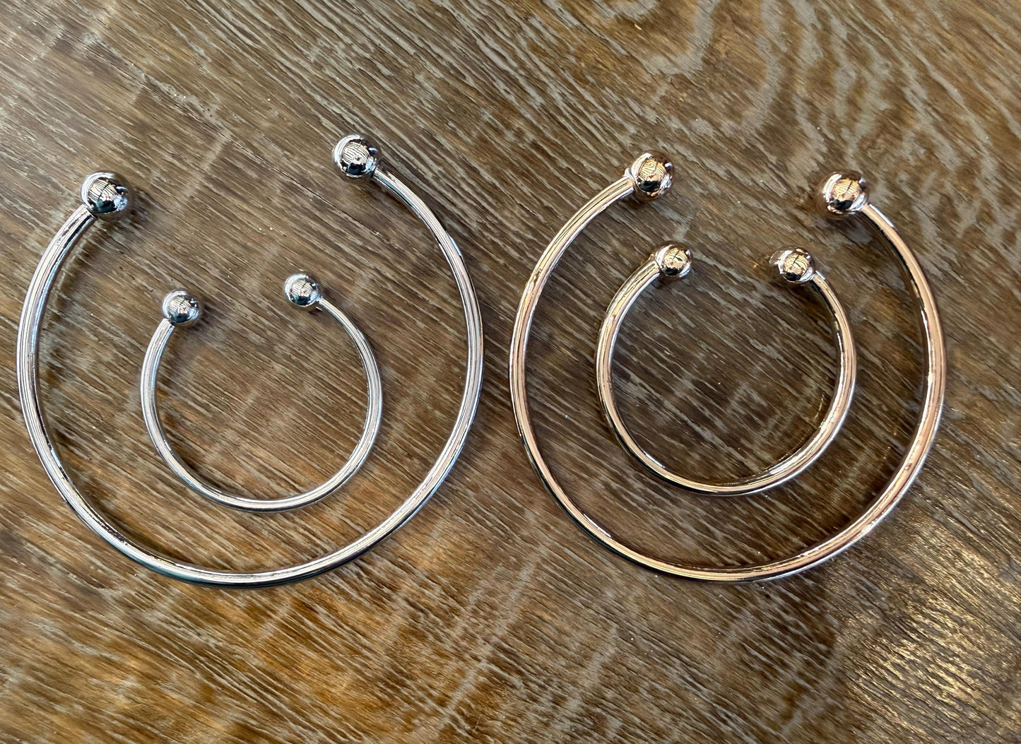 Gold Silver Clothing Separator Ring 2", 3.5"