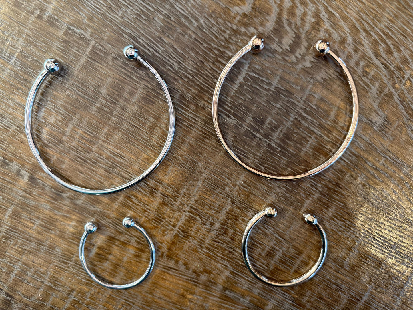 Gold Silver Clothing Separator Ring 2", 3.5"