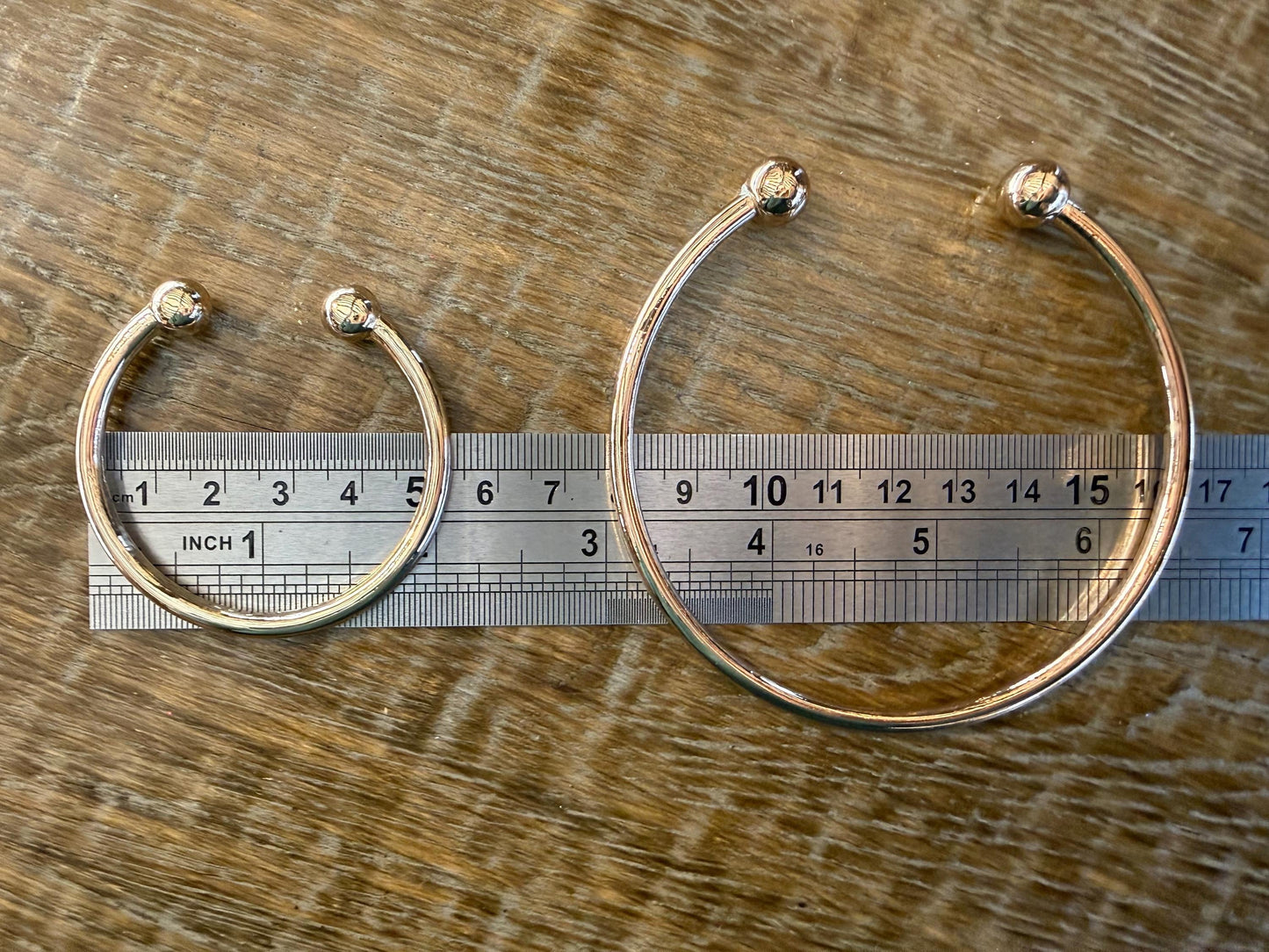 Gold Silver Clothing Separator Ring 2", 3.5"