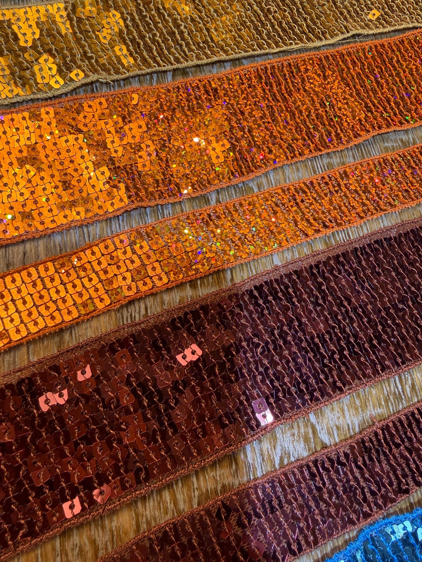 Sequins, Colours, Sequins tape, 2.3cm, 4.6cm
